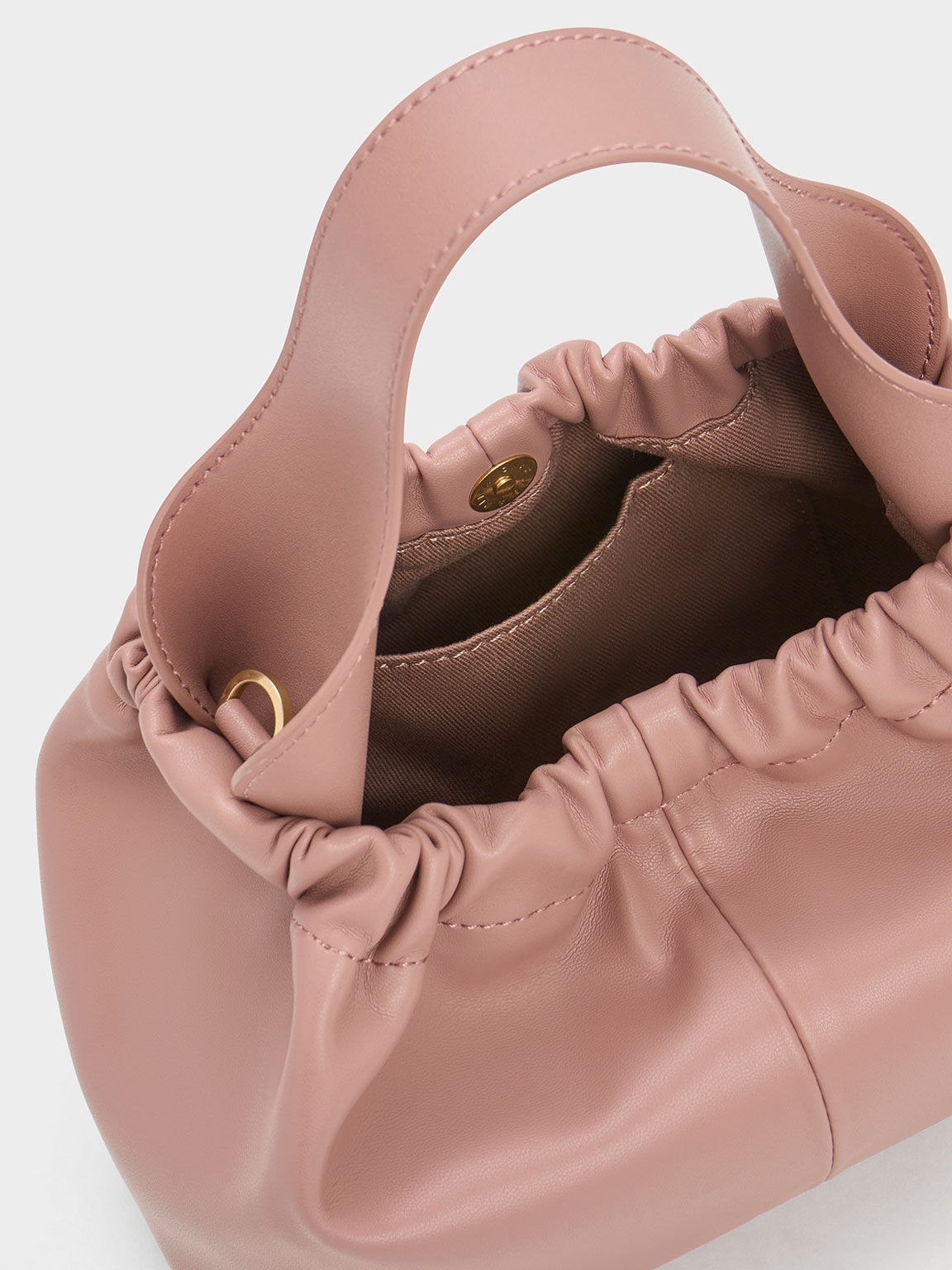 Ally アリー ルーシュドスラウチーバッグ, モーヴ, hi-res