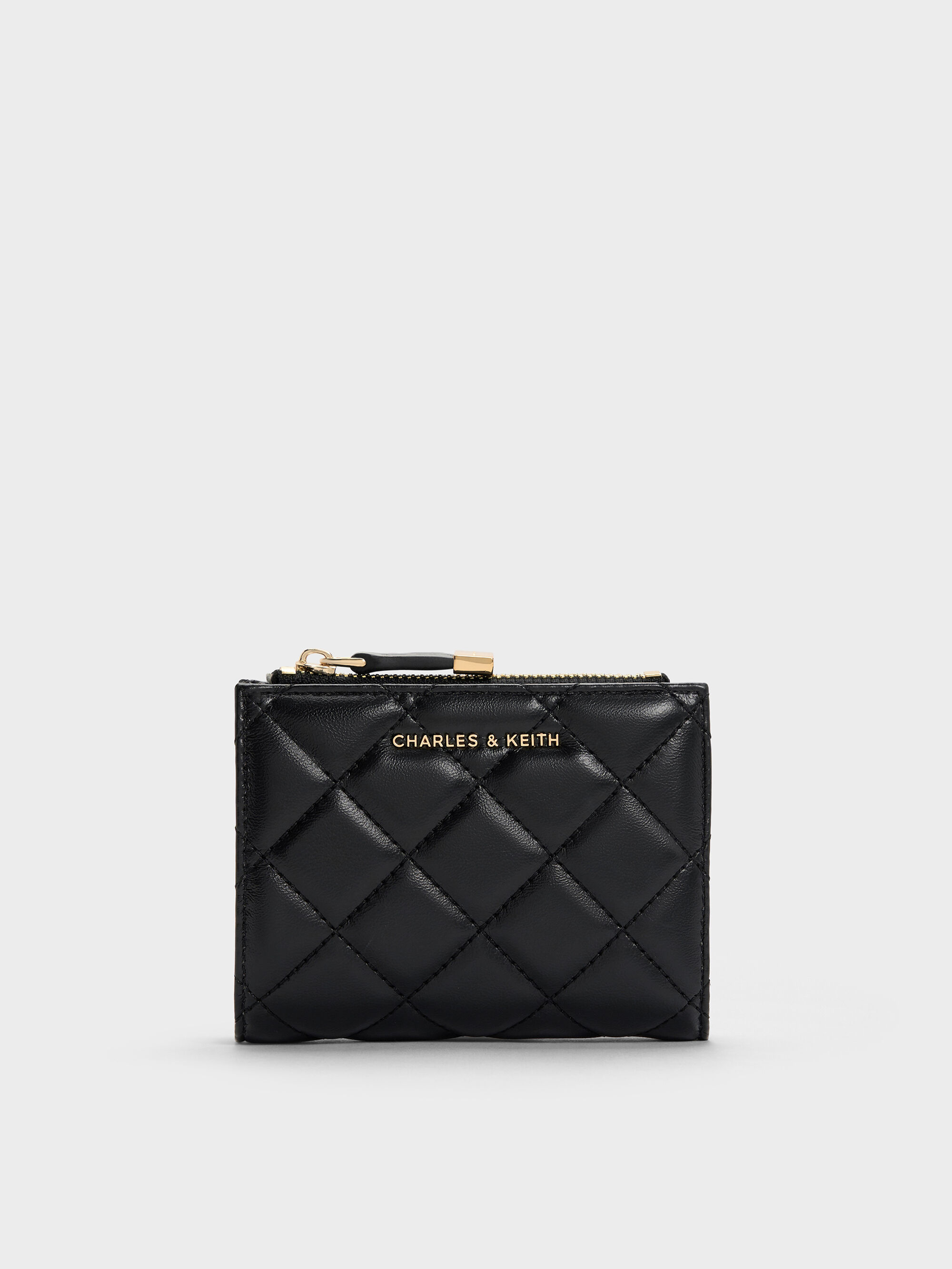 Duo ドゥオ キルトスモールウォレット キルトカードホルダー 2点セット CHARLES ＆ KEITH カードケース Duo ドゥオ キルトカード