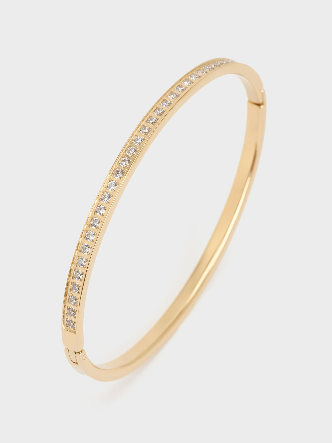 Hermione ハーマイオニー クリスタルエンベリッシュドバングル, ゴールド, hi-res