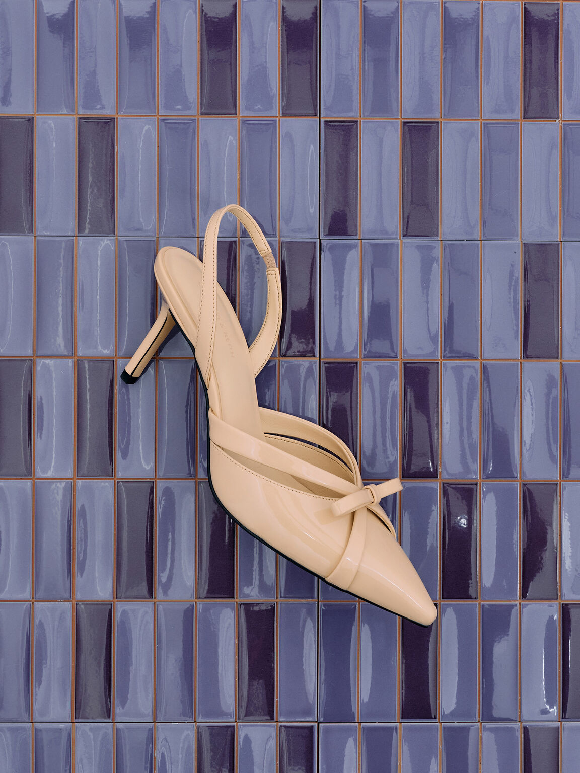 Kaleen カリーン スリングバックスティレット, ヌード, hi-res