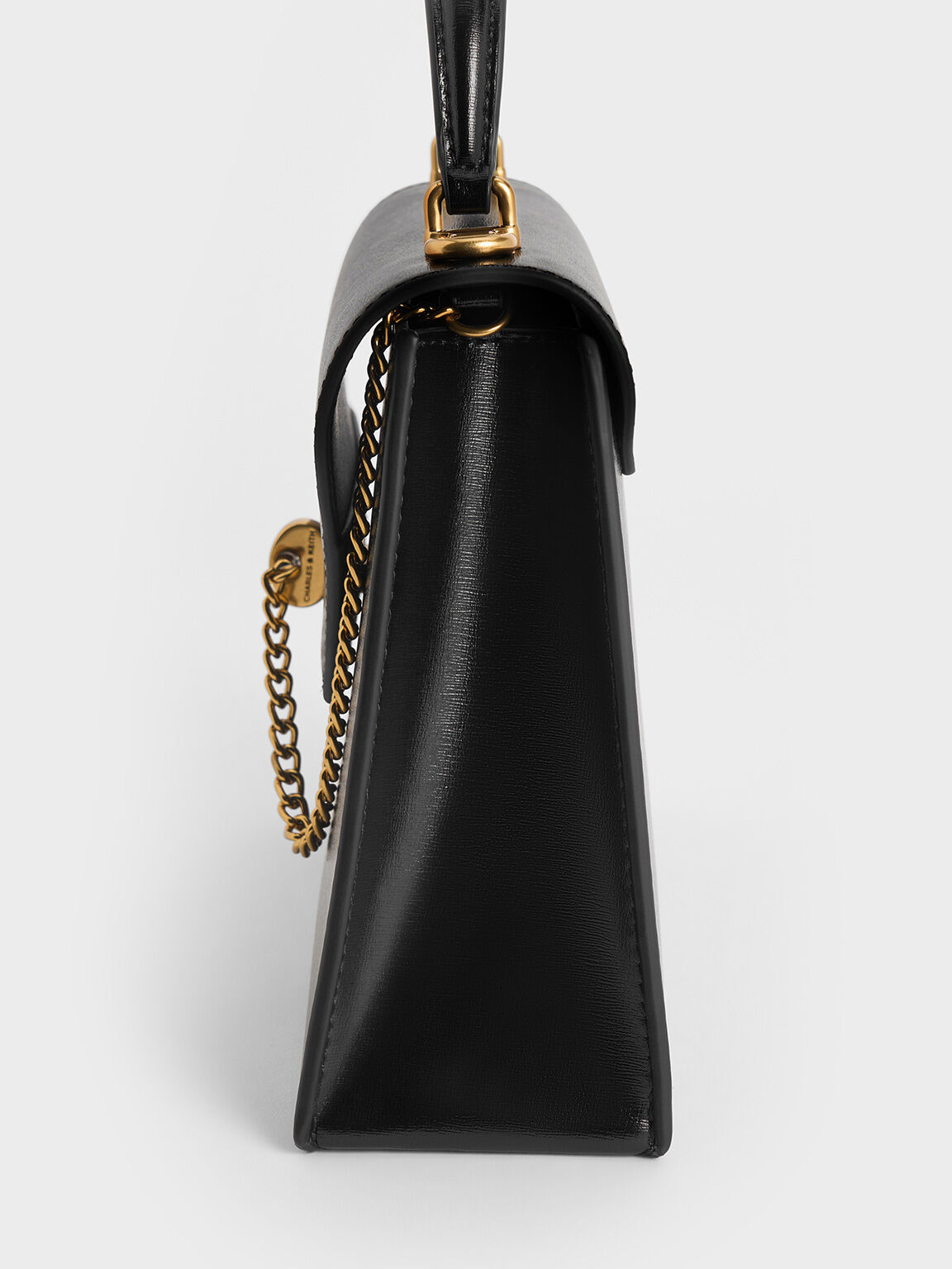 Samantha サマンサ トップハンドルバッグ, ブラック, hi-res