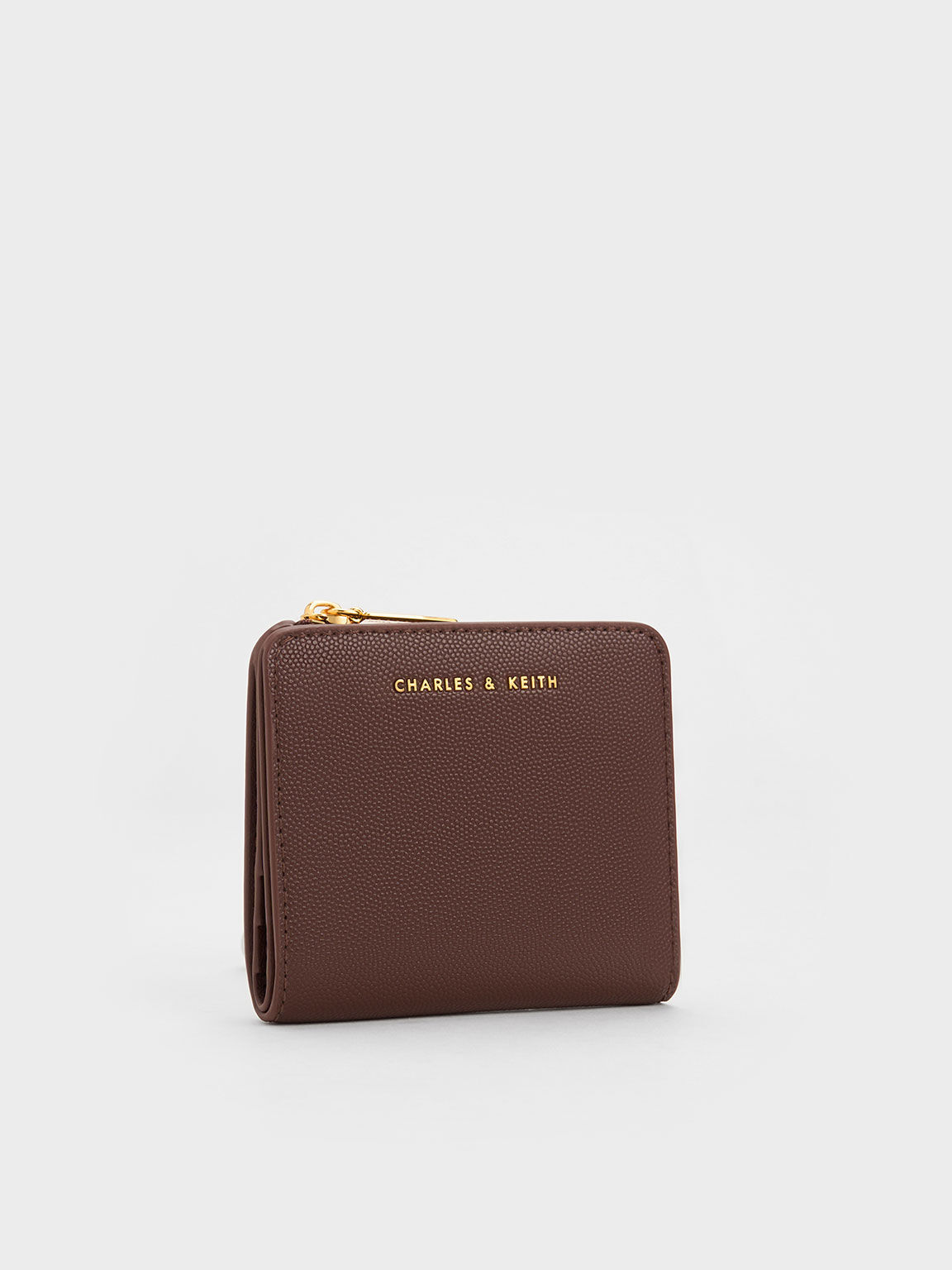 スナップボタン カードホルダー, ダークブラウン, hi-res