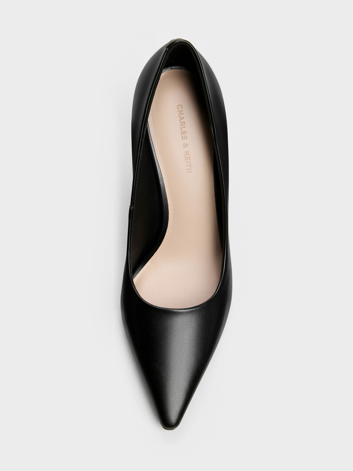 Kerra ケラ ポインテットパンプス, ブラック, hi-res