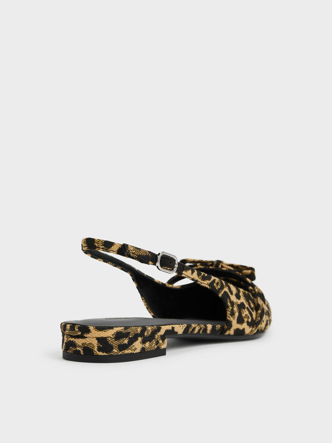 Kaleen カリーン スリングバックフラット, アニマルプリントナチュラル, hi-res