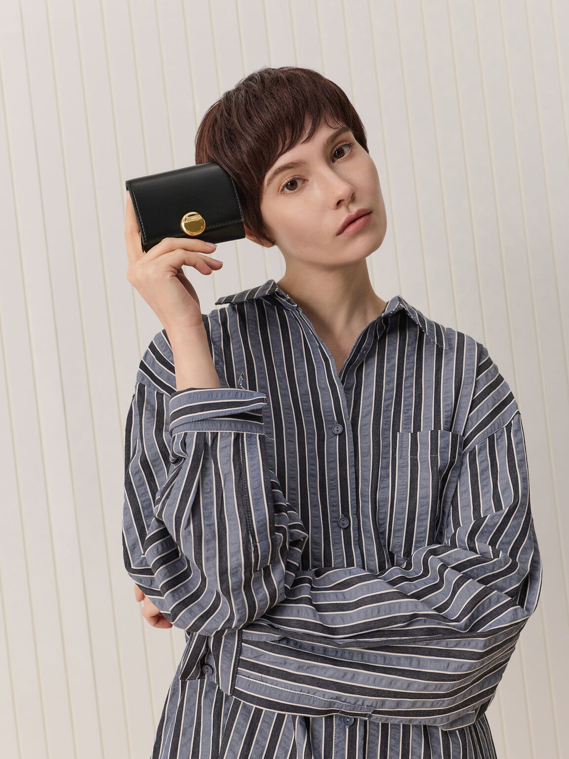 Behn ベーン スモールウォレット, ブラック, hi-res