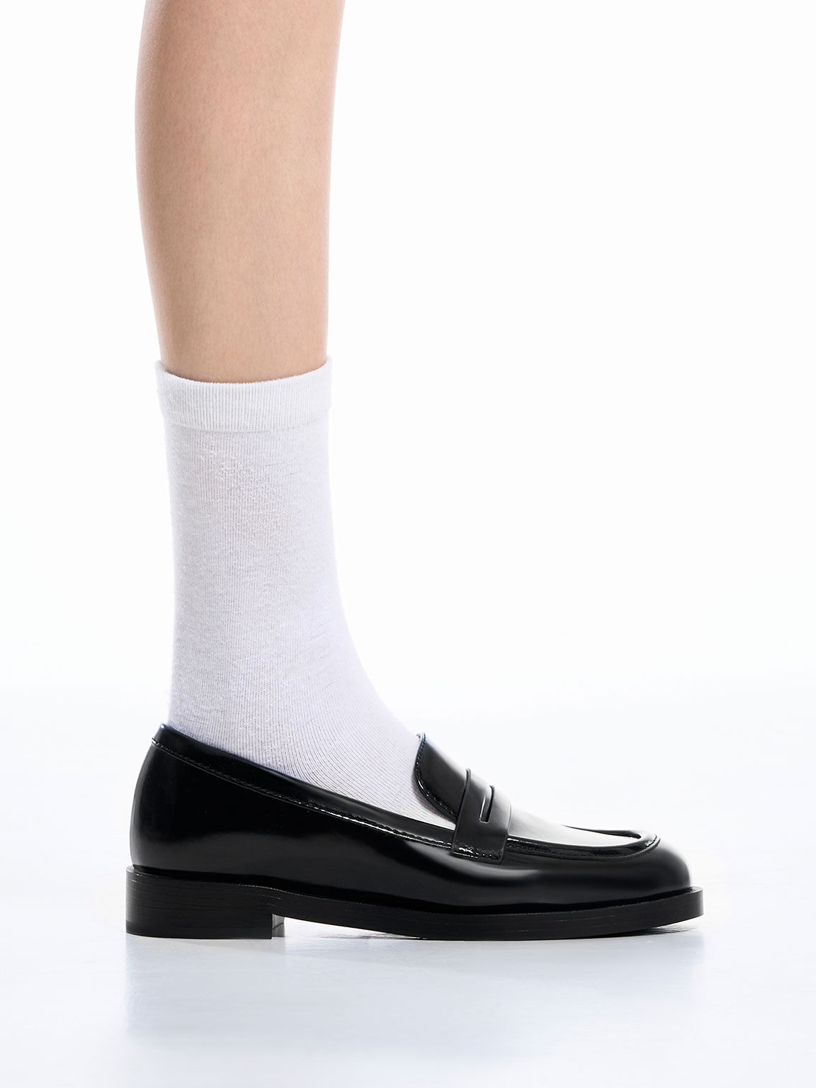 ツイード ペニーローファー, ブラックボックス, hi-res