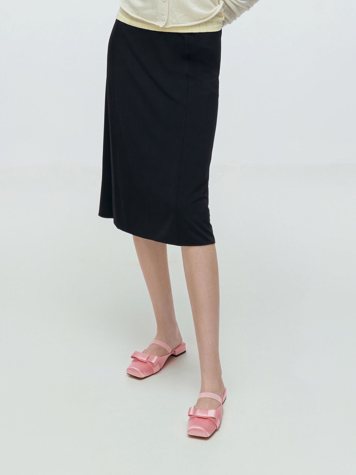 Brantley ブラントリー ボウ ミュール, ピンク, hi-res