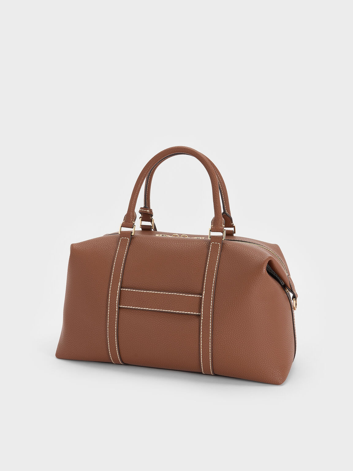 Chance チャンス レザーボウリングバッグ, チョコレート, hi-res