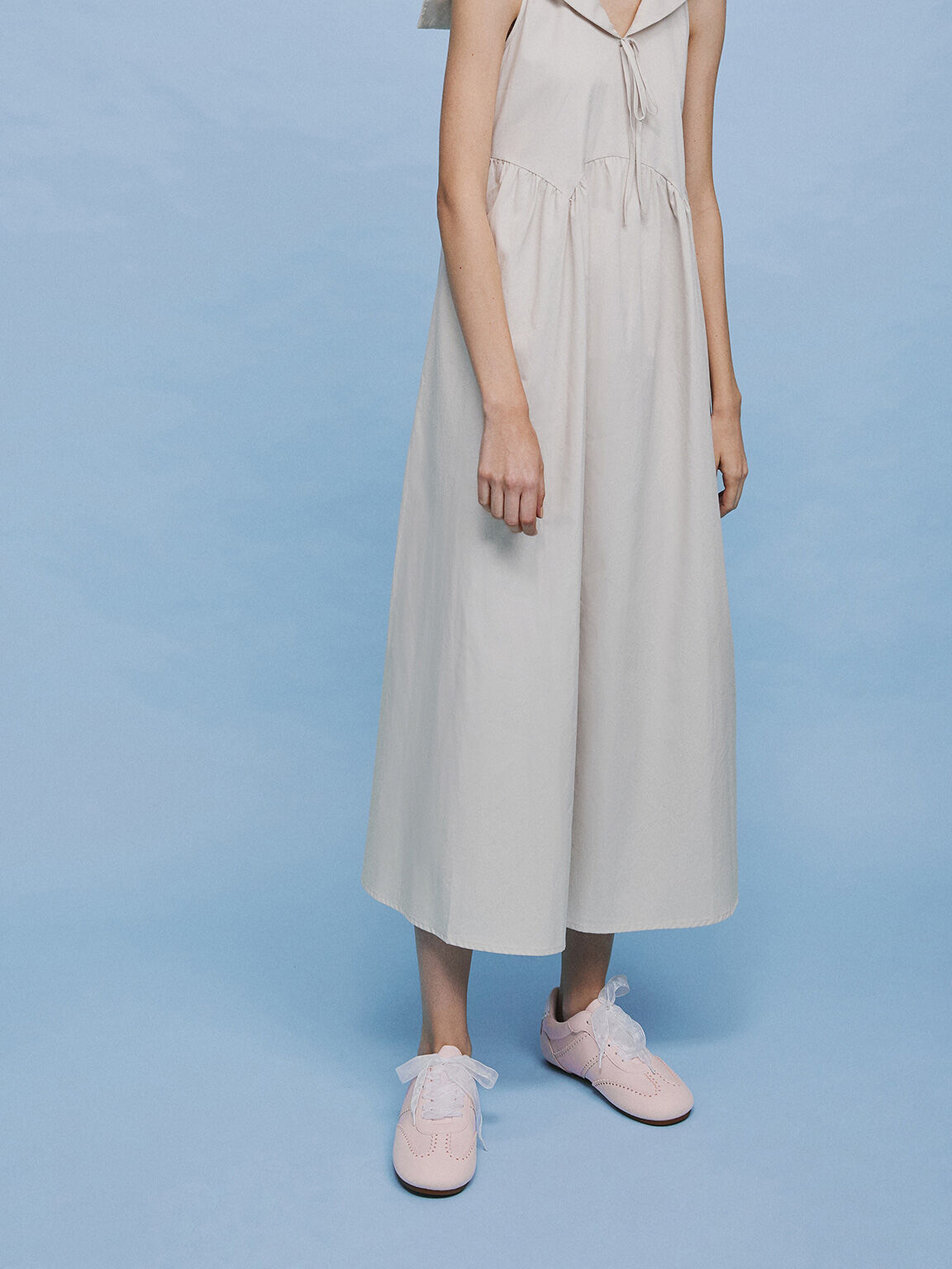 ハート シアーレーススニーカー, ライトピンク, hi-res