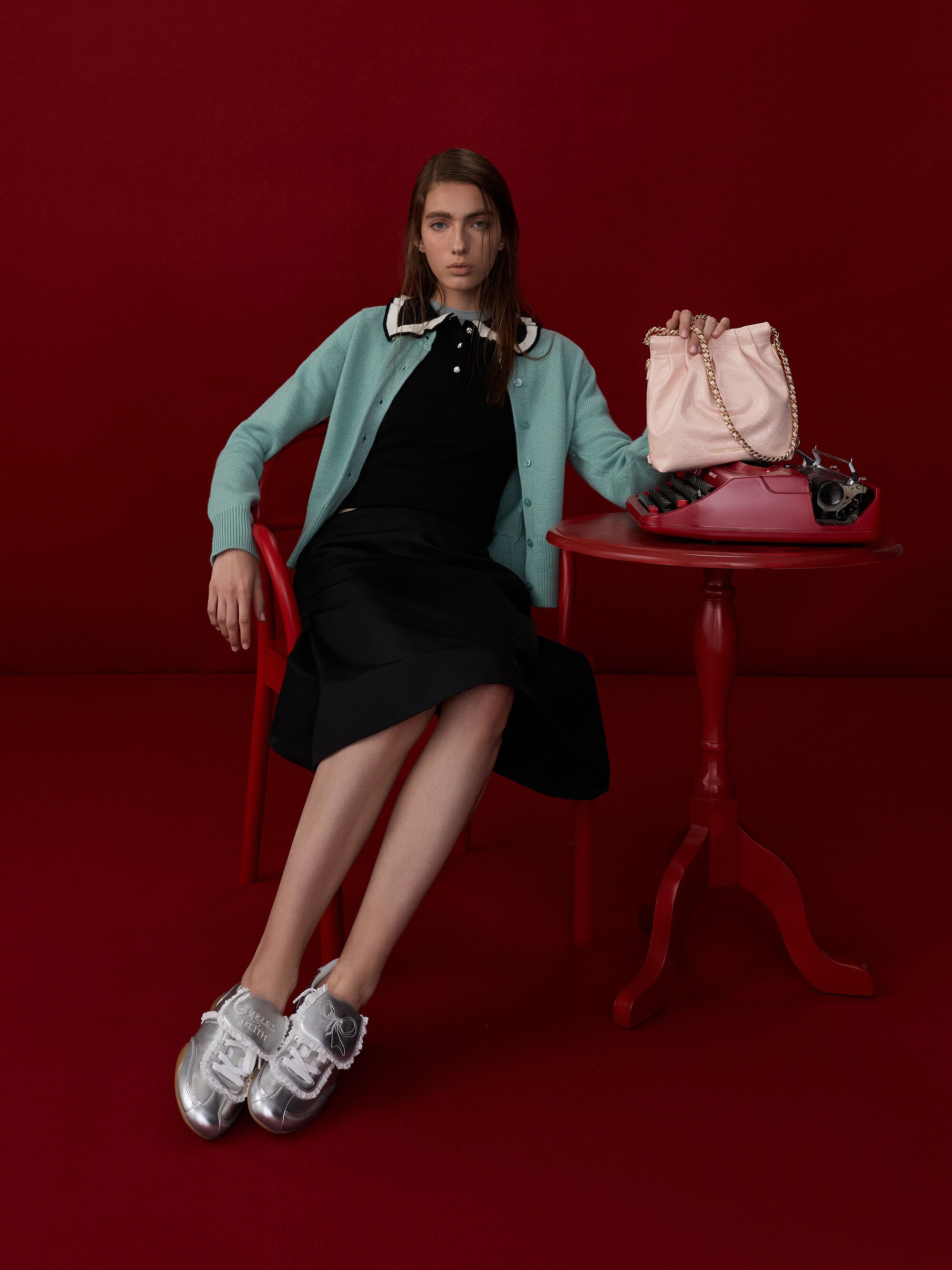 Duo ドゥオ チェーンハンドルツーウェイバックパック - ソフトピンク