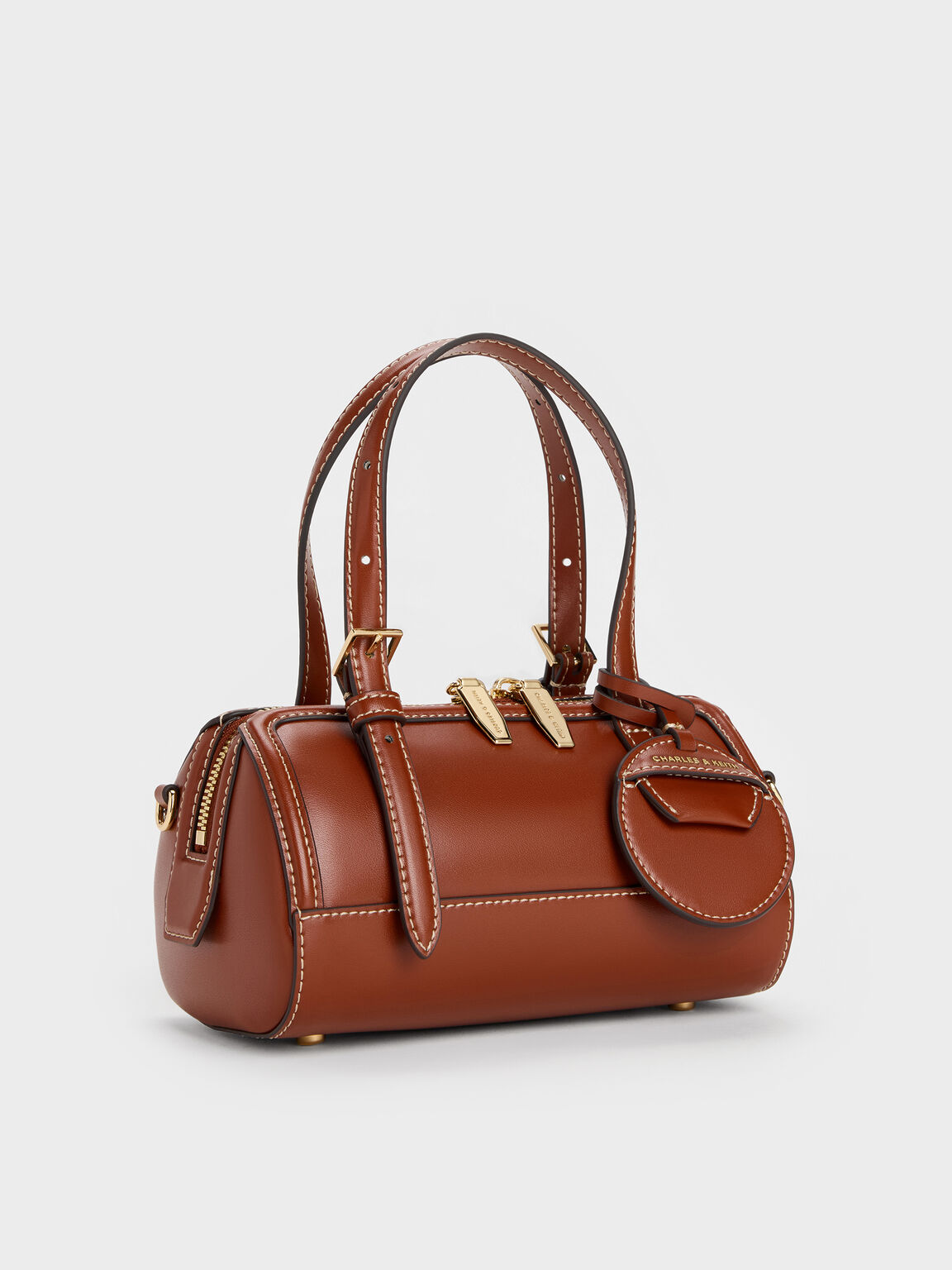 Enola エノラ ボウリングバッグ, ブリック, hi-res