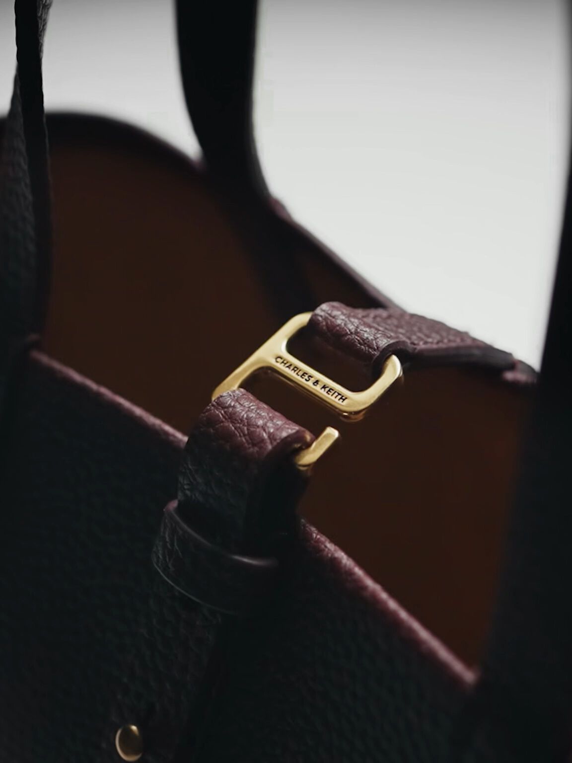 Beryl ベリル リサイクルレザーバケツバッグ, ワインベリーレッド, hi-res