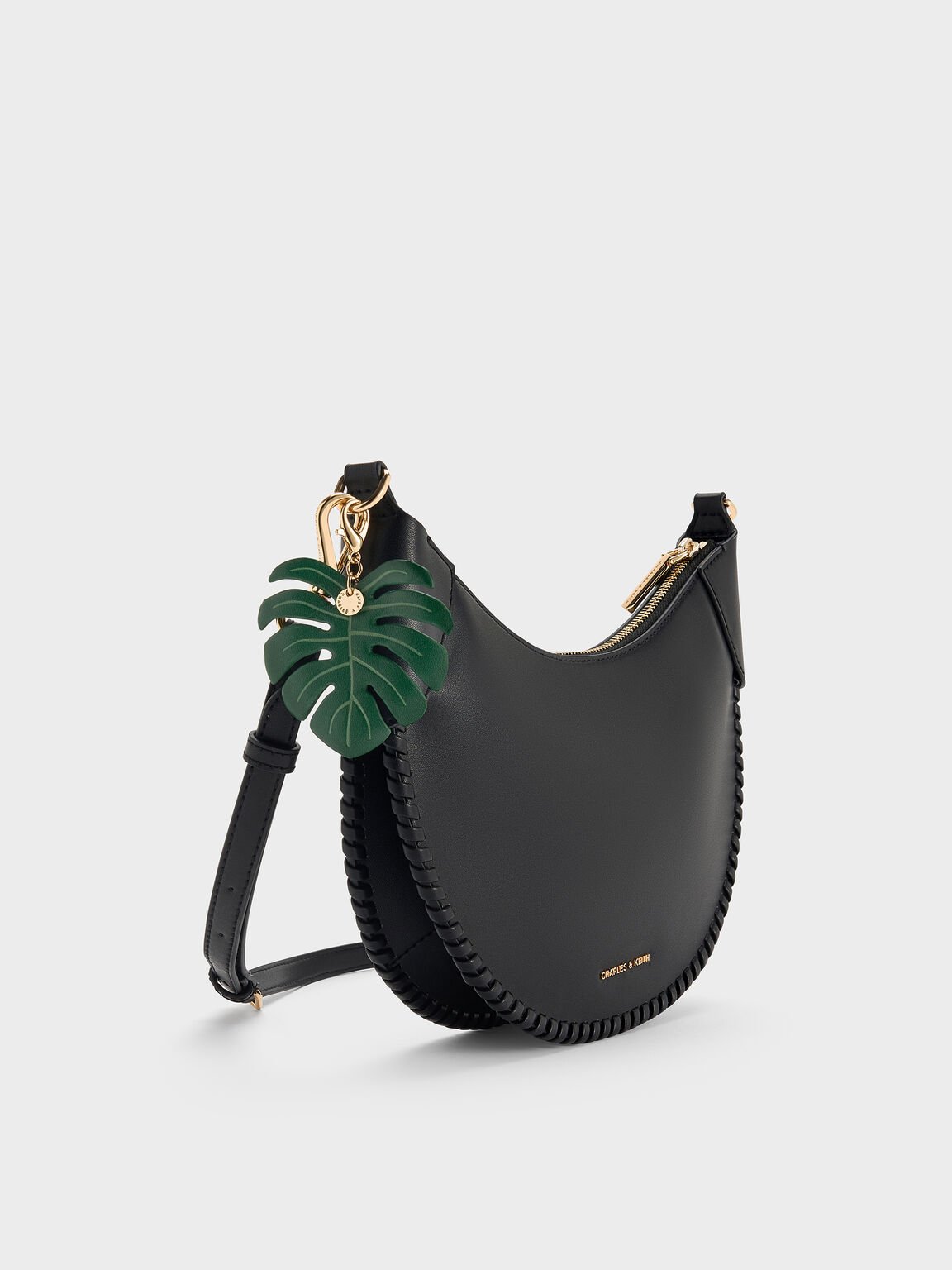 Blume ブリュム ブレードカーブホーボーバッグ, ブラック, hi-res