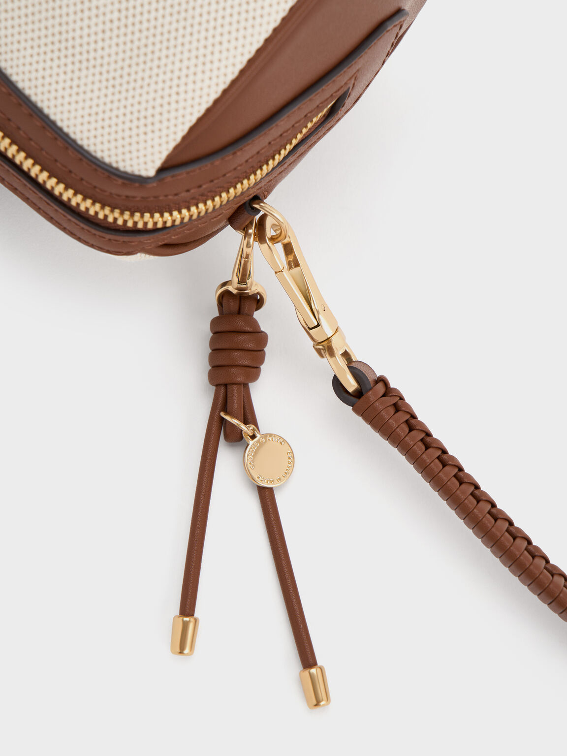 Everleigh エベルレイ ツートーンボウリングバッグ, トープキャンバス, hi-res