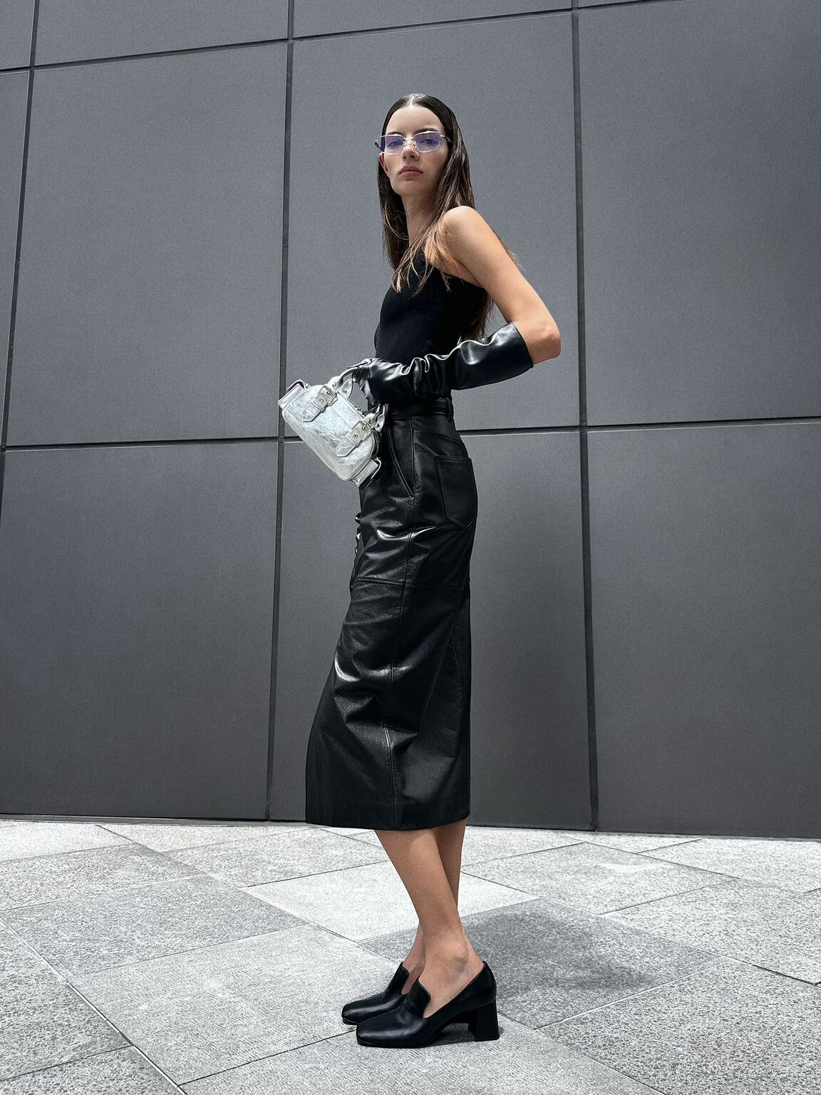 Blaise ブレイス バックルストラップ サイドポケットボウリングバッグ, シルバー, hi-res