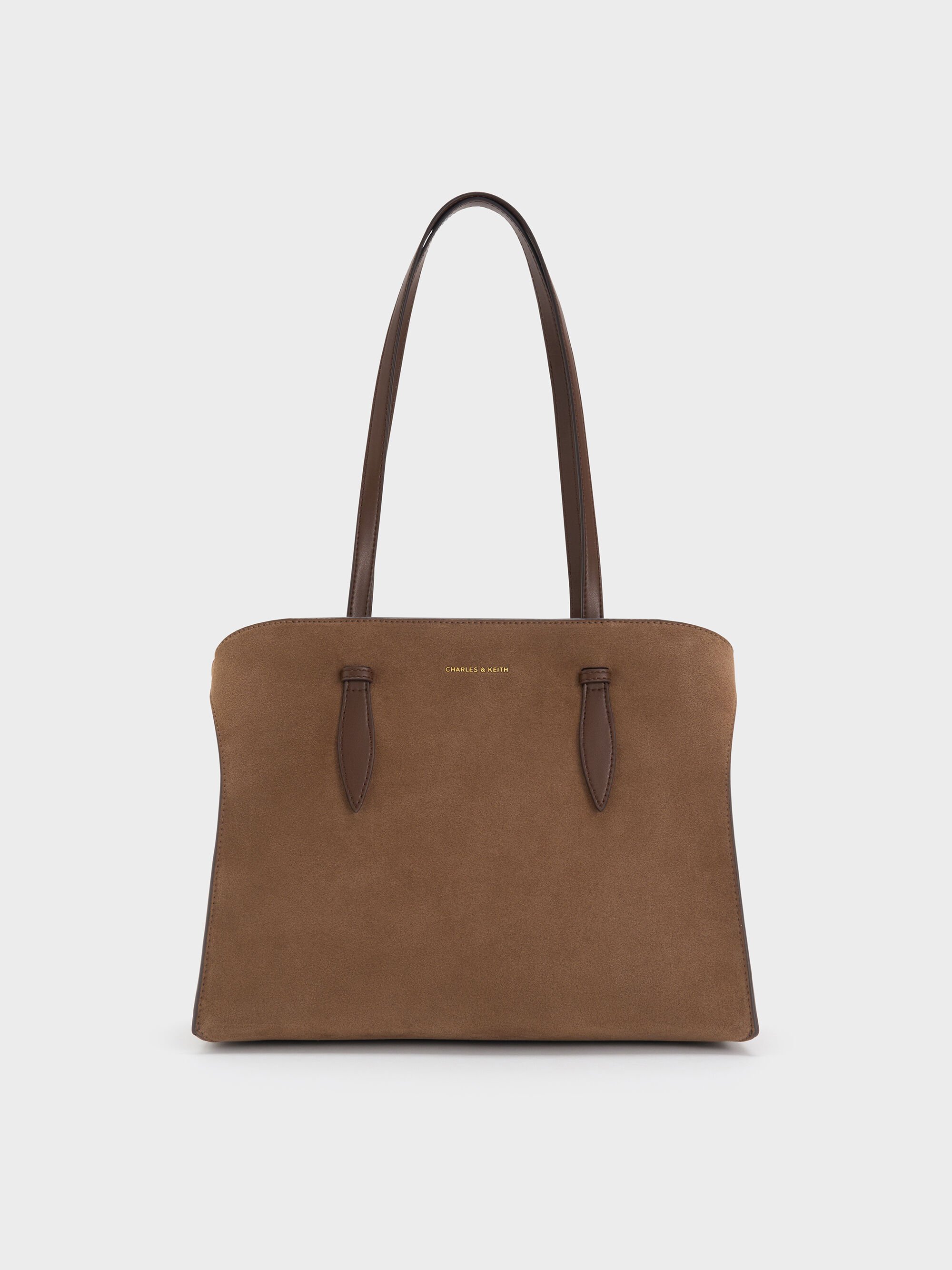 Allyn アリン スエードイロンゲイティッドハンドル トートバッグ