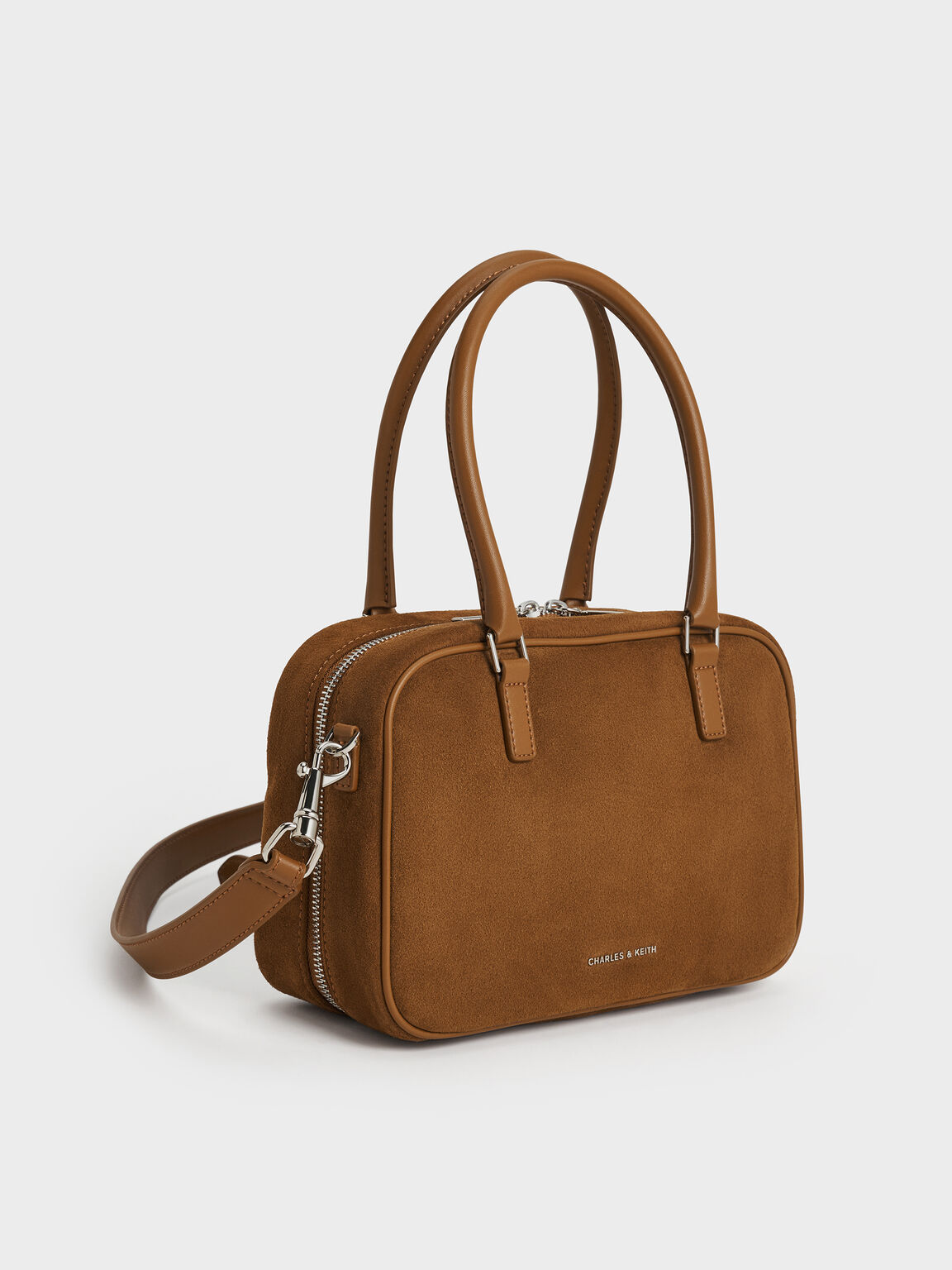 Sianna シアンナ ボウリングバッグ, シエナブラウン, hi-res