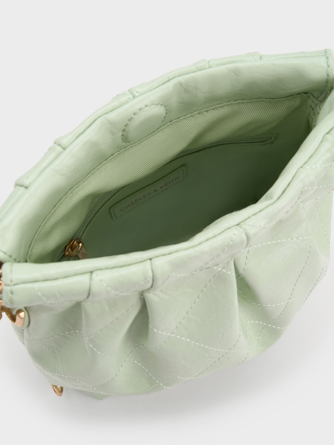 Duo ドゥオ チェーンハンドルツーウェイバックパック, ミントグリーン, hi-res