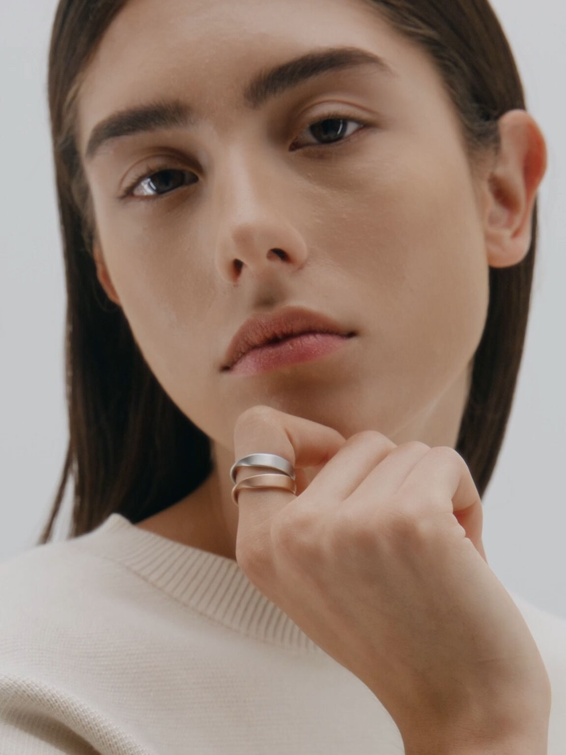 Lena レナ ツイストリング, ローズゴールド, hi-res