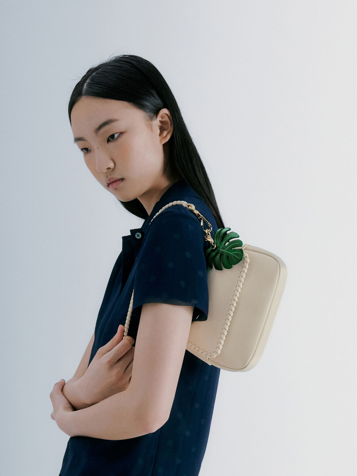 Blume ブリュム ブレードショルダーバッグ, クリーム, hi-res