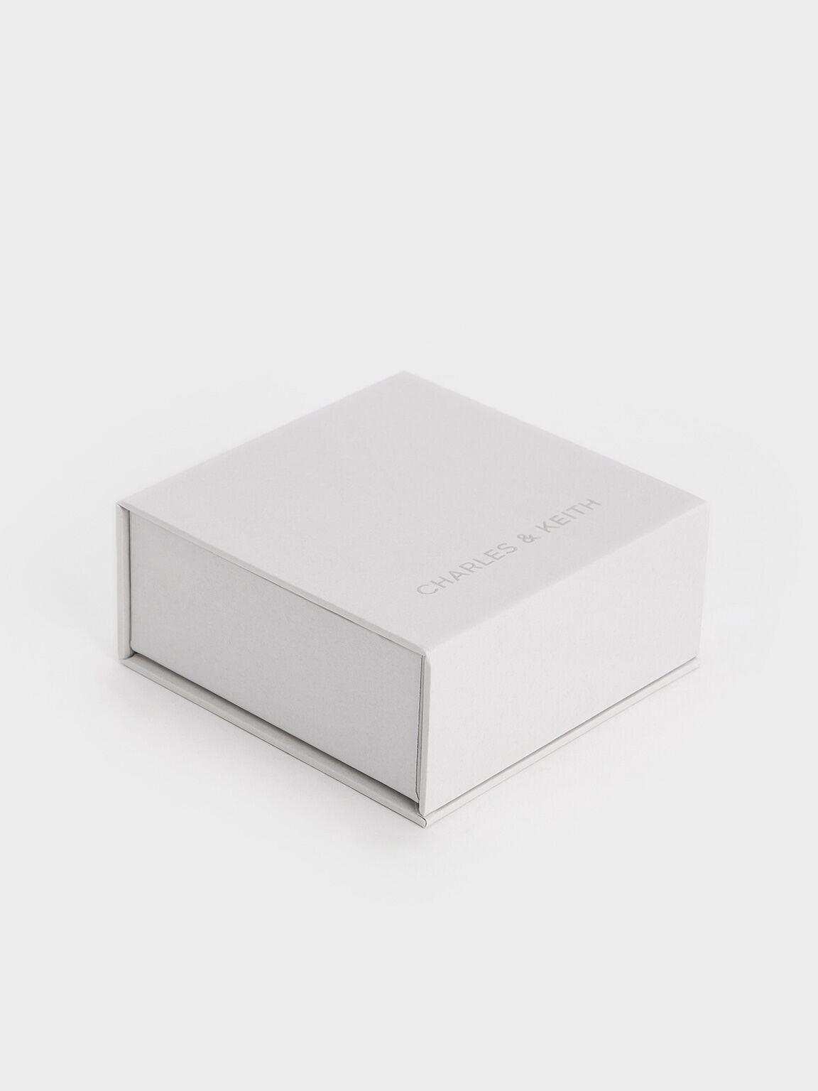 Reverie レヴァリィ クリスタルラージフープピアス, シルバー, hi-res