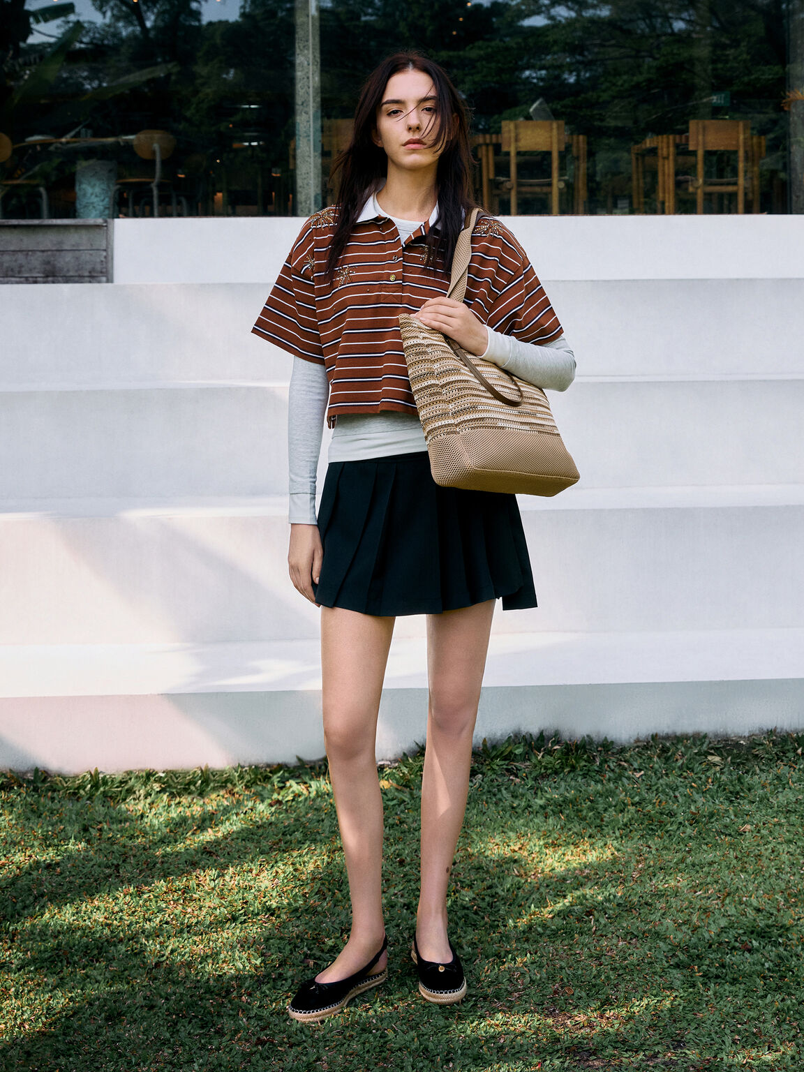 Ida アイダ トートバッグ, マルチブラウン, hi-res