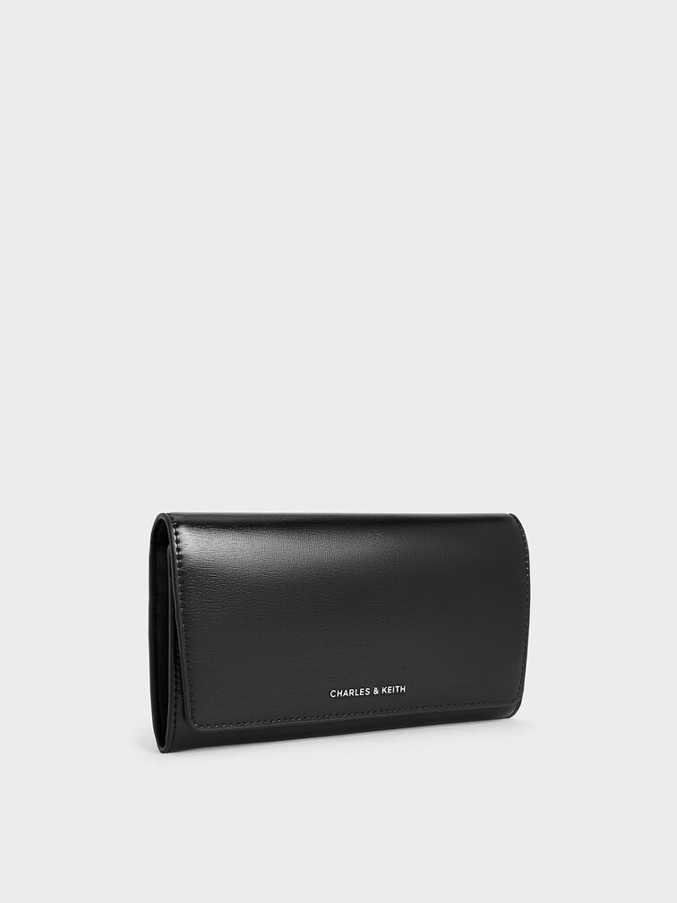 Irie イリエ ロングウォレット - ノワール | CHARLES & KEITH 
