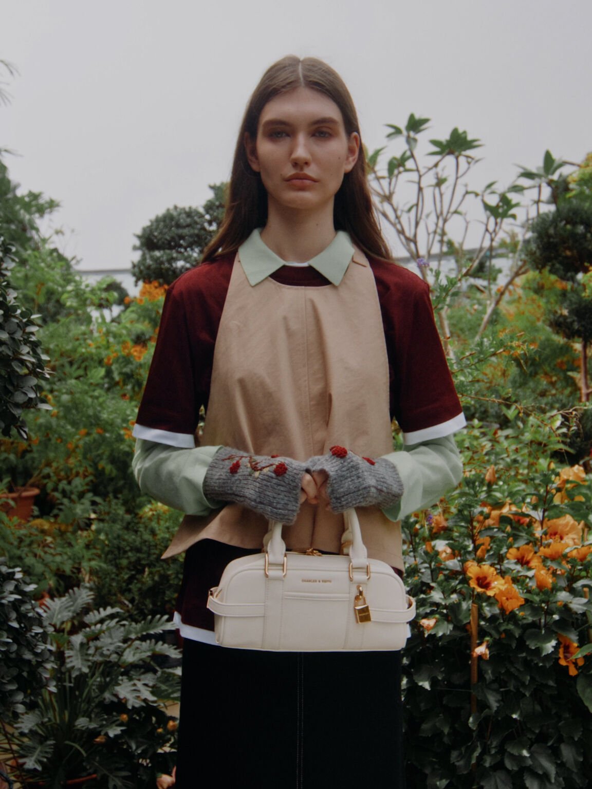 Scottie スコッティー ボウリングバッグ, クリーム, hi-res