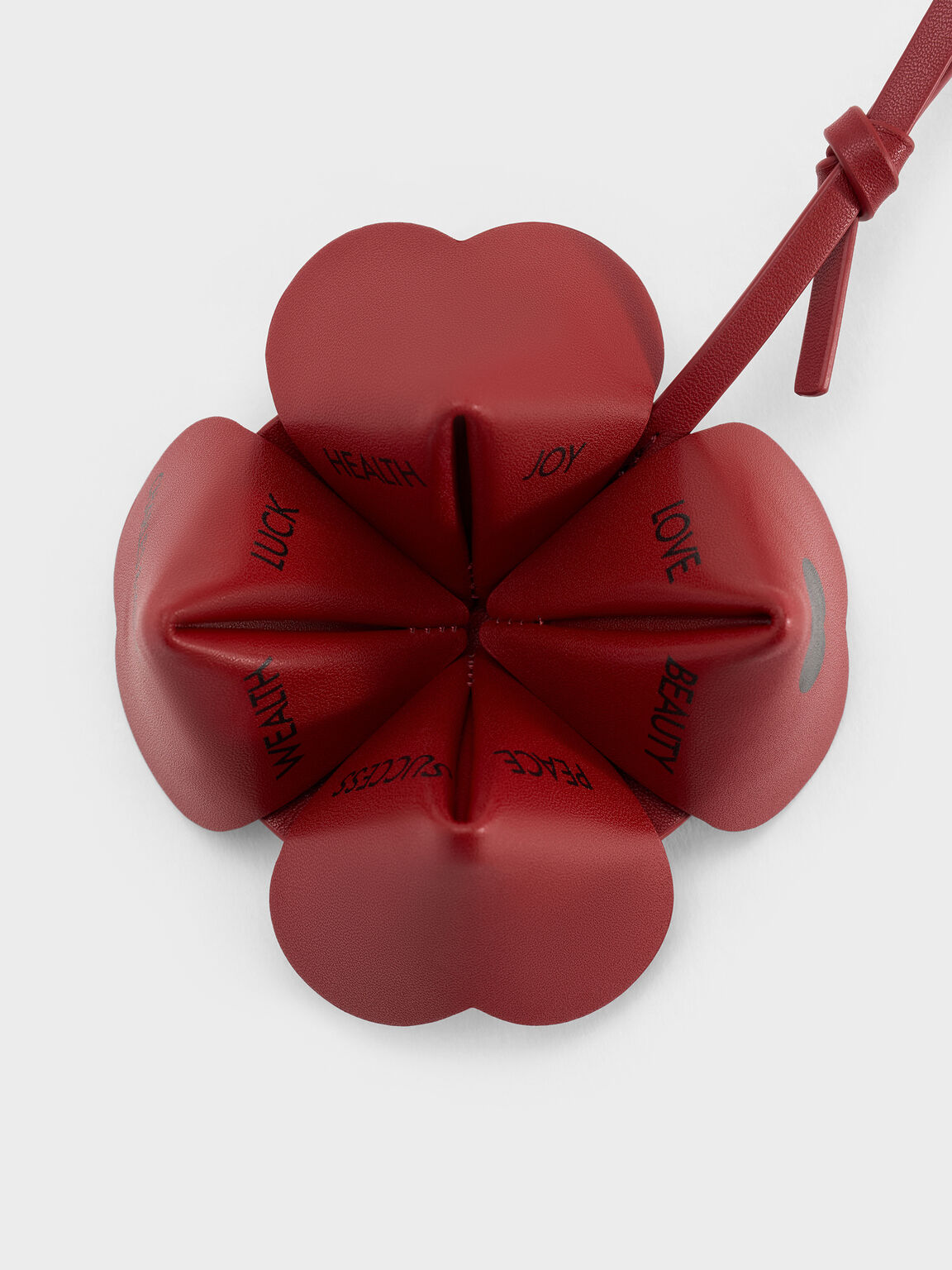 フォーリーフクローバー ハートチャーム, トマトレッド, hi-res