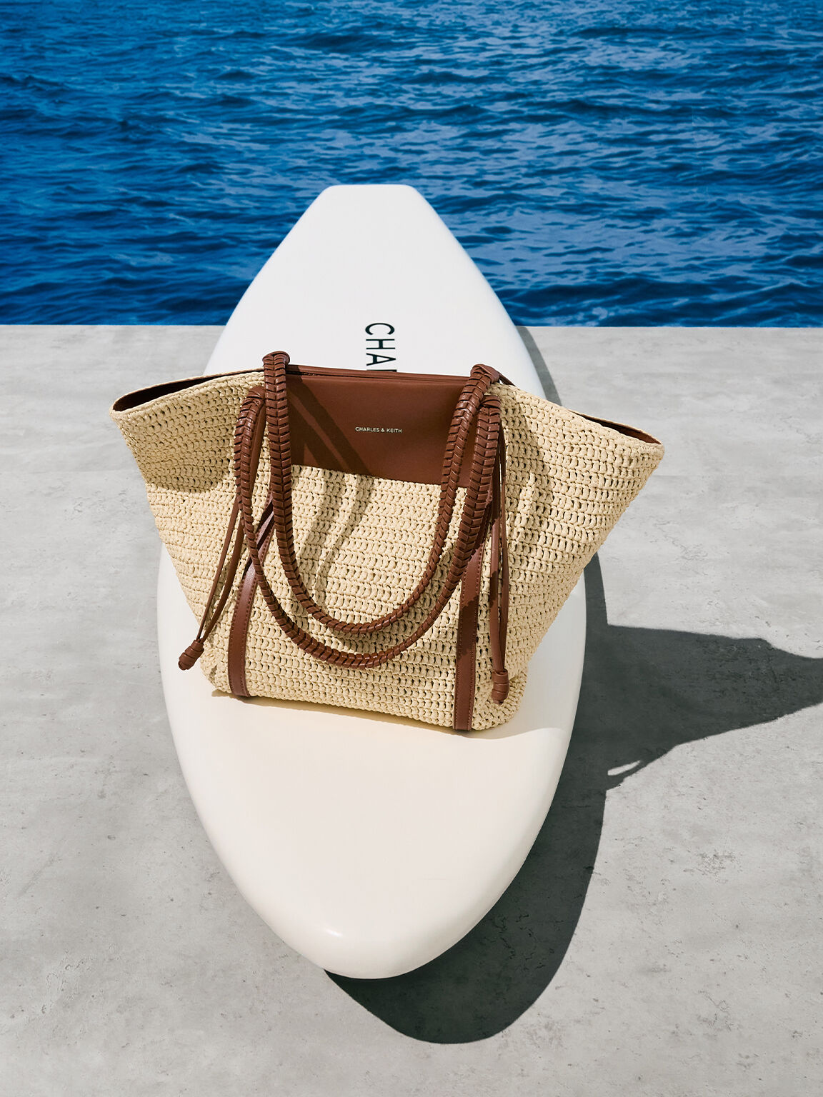 Shalia シャリア ラフィアウーブントートバッグ, ナチュラルラッフィア, hi-res