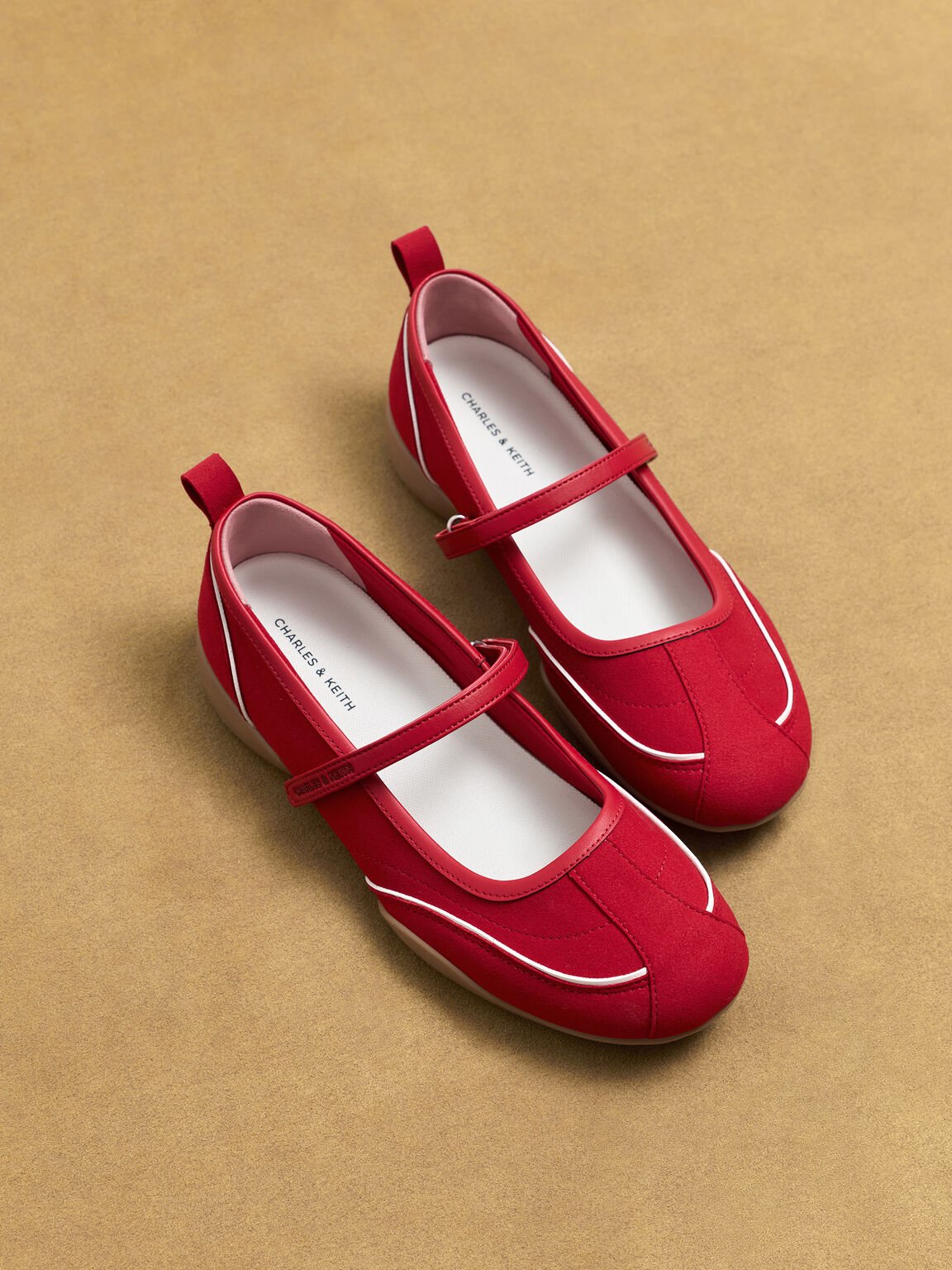 Louise ルーイ メリージェーンスニーカー, レッド, hi-res
