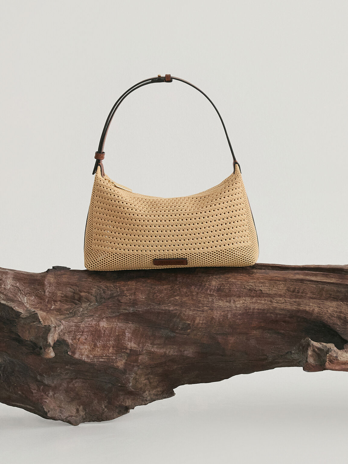 Ida アイダ ニットショルダーバッグ, ベージュ, hi-res