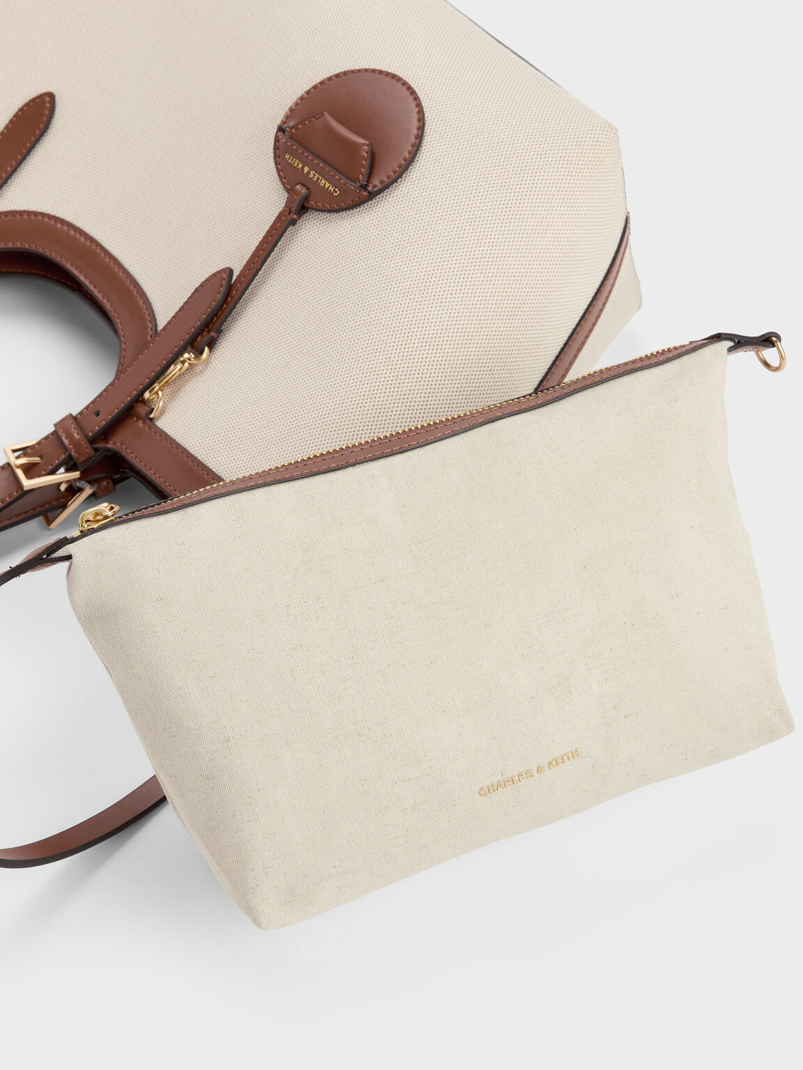 Enola エノラ キャンバストートバッグ, チョコレート, hi-res