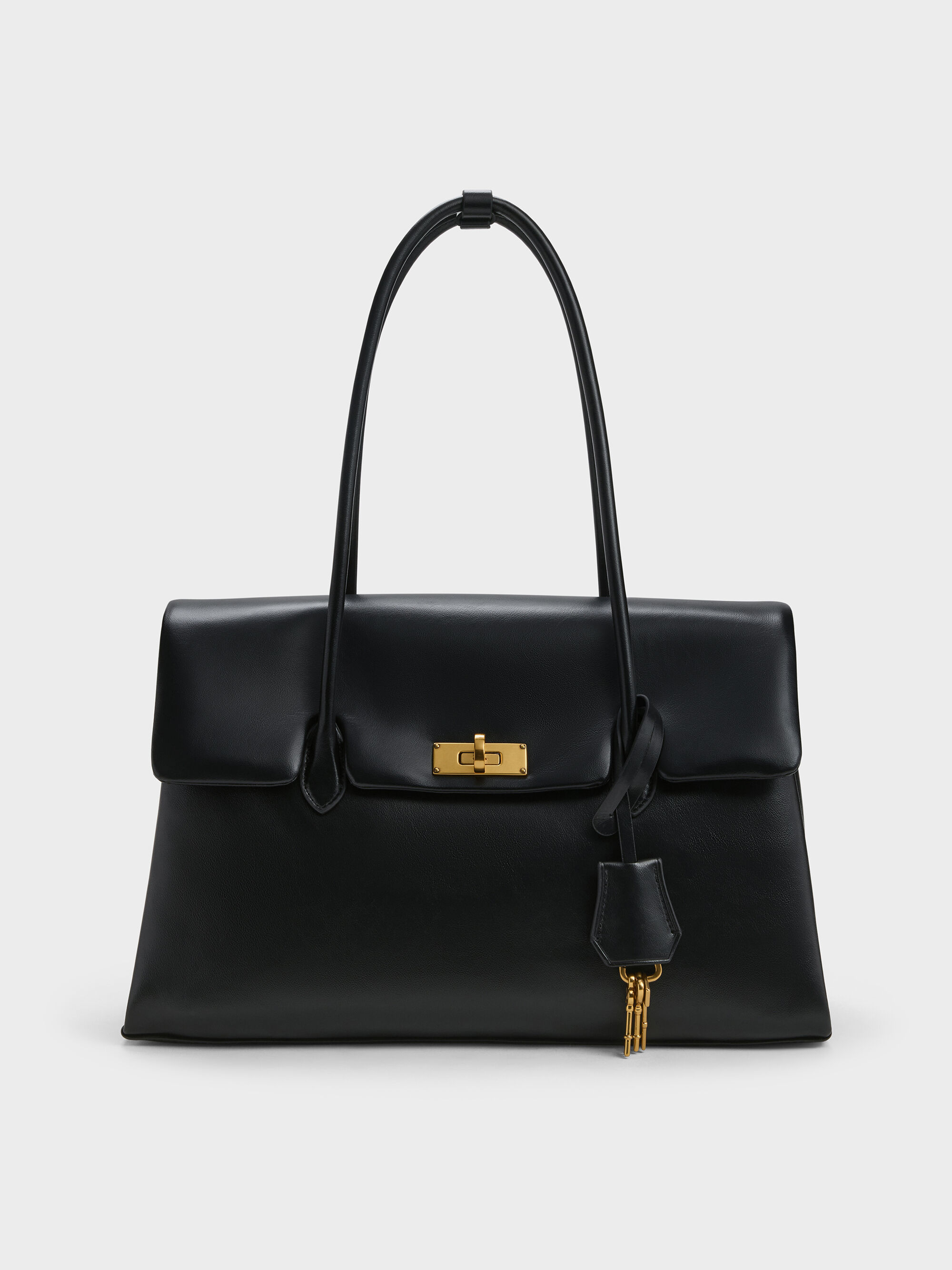 Kerry.G PSA9 63枚 Kerry ケリー ターンロック ダブルハンドルトラペーズトートバッグ