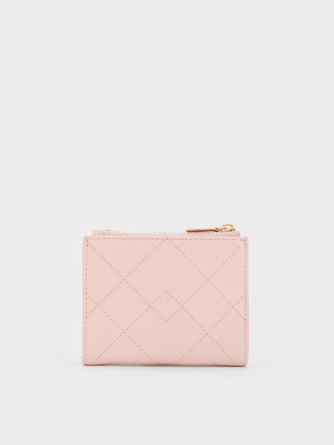 Duo ドゥオ キルトスモールウォレット, ソフトピンク, hi-res