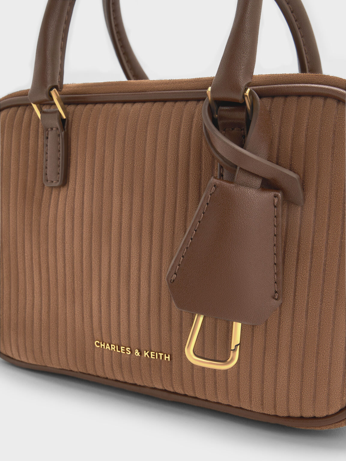 Sianna ミニシアンナ ボウリングバッグ, モカブラウン, hi-res