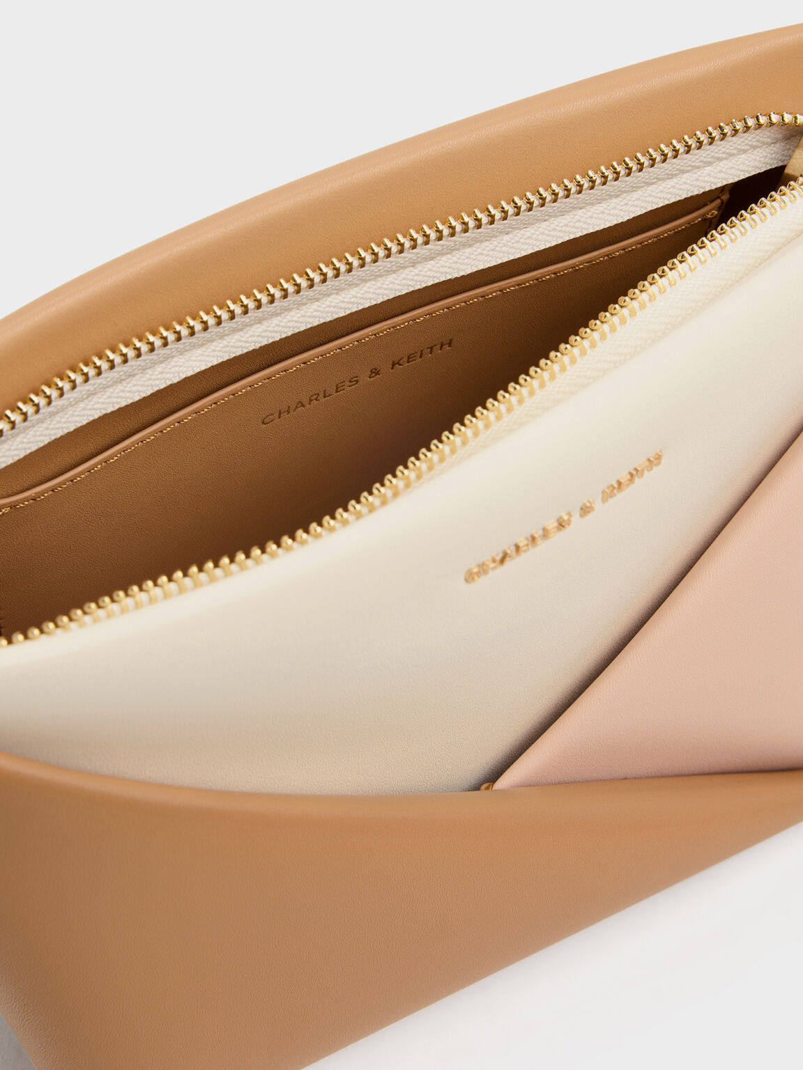 Midori ミドリ カラーブロッククロスボディーバッグ, マルチピンク, hi-res