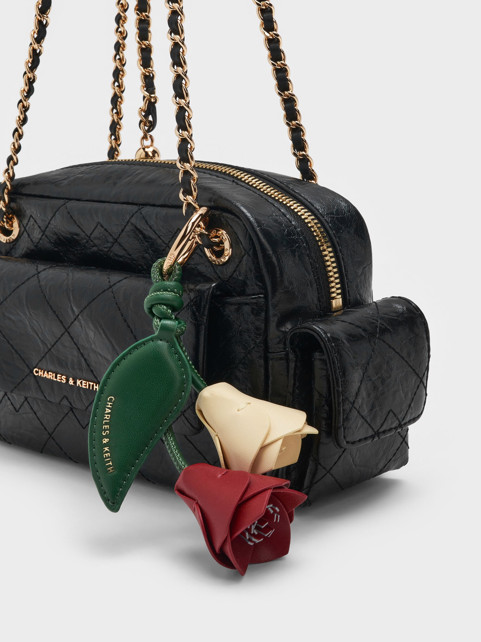 チューリップチャーム - マルチレッド | CHARLES & KEITH (チャールズ