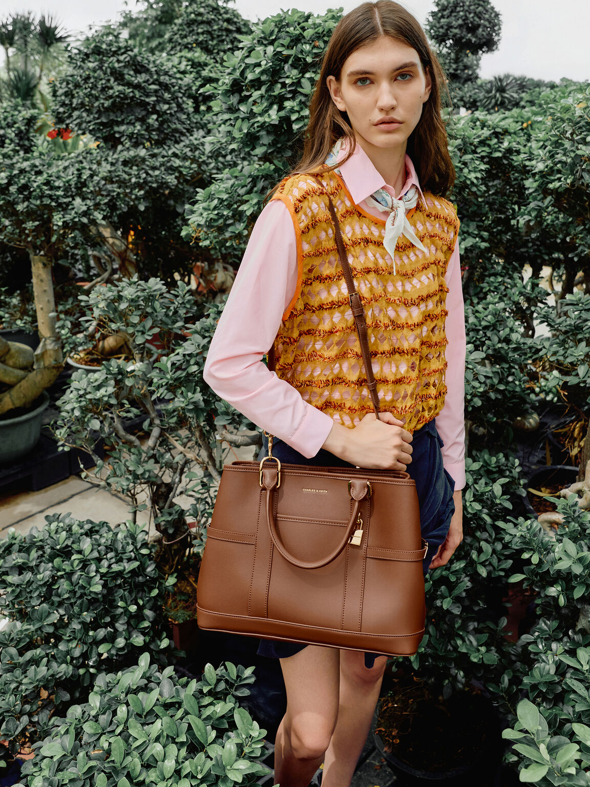 Scottie スコッティートートバッグ, チョコレート, hi-res