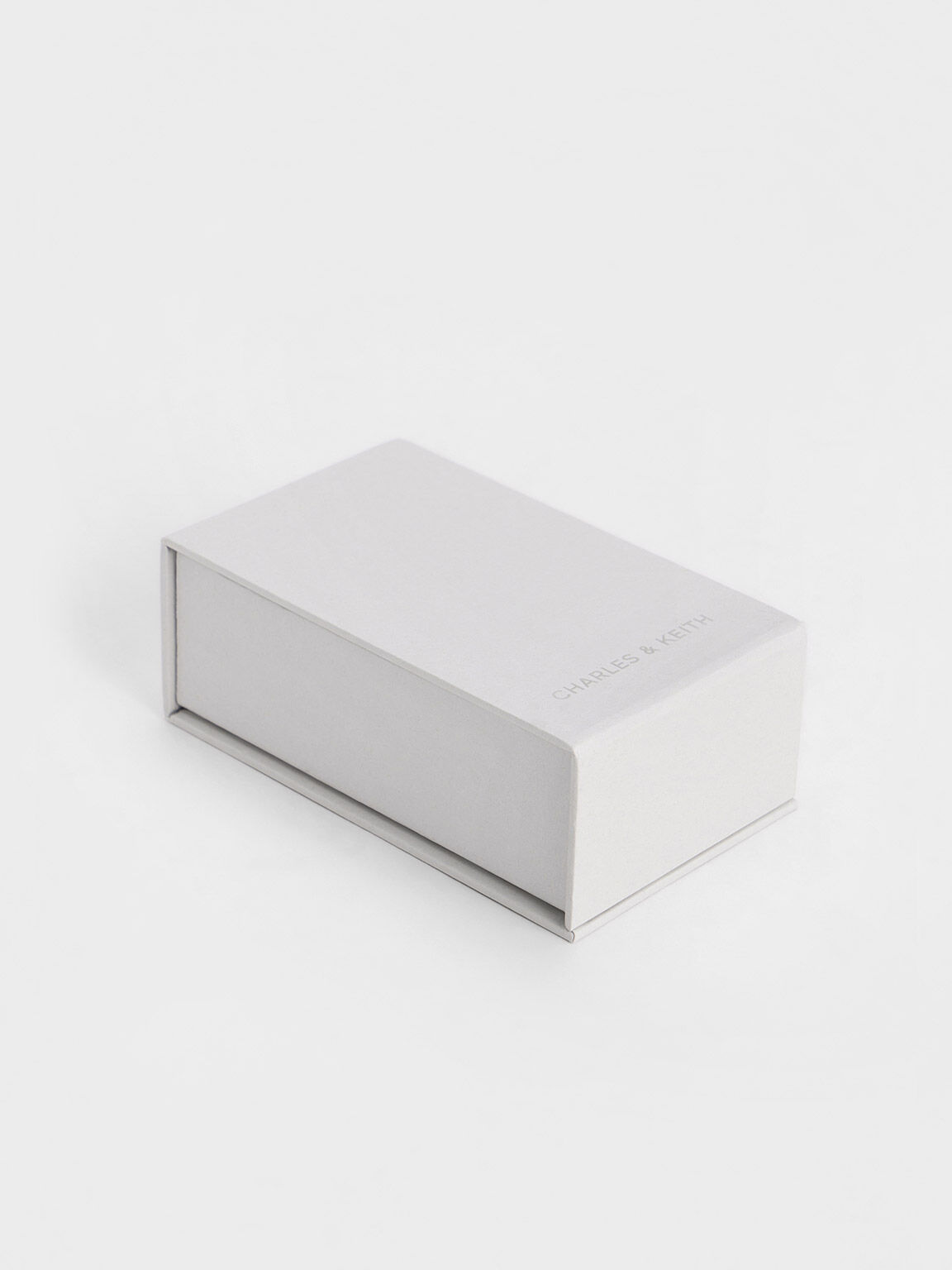 Reagan リーガン クリスタルドロップピアス, シルバー, hi-res