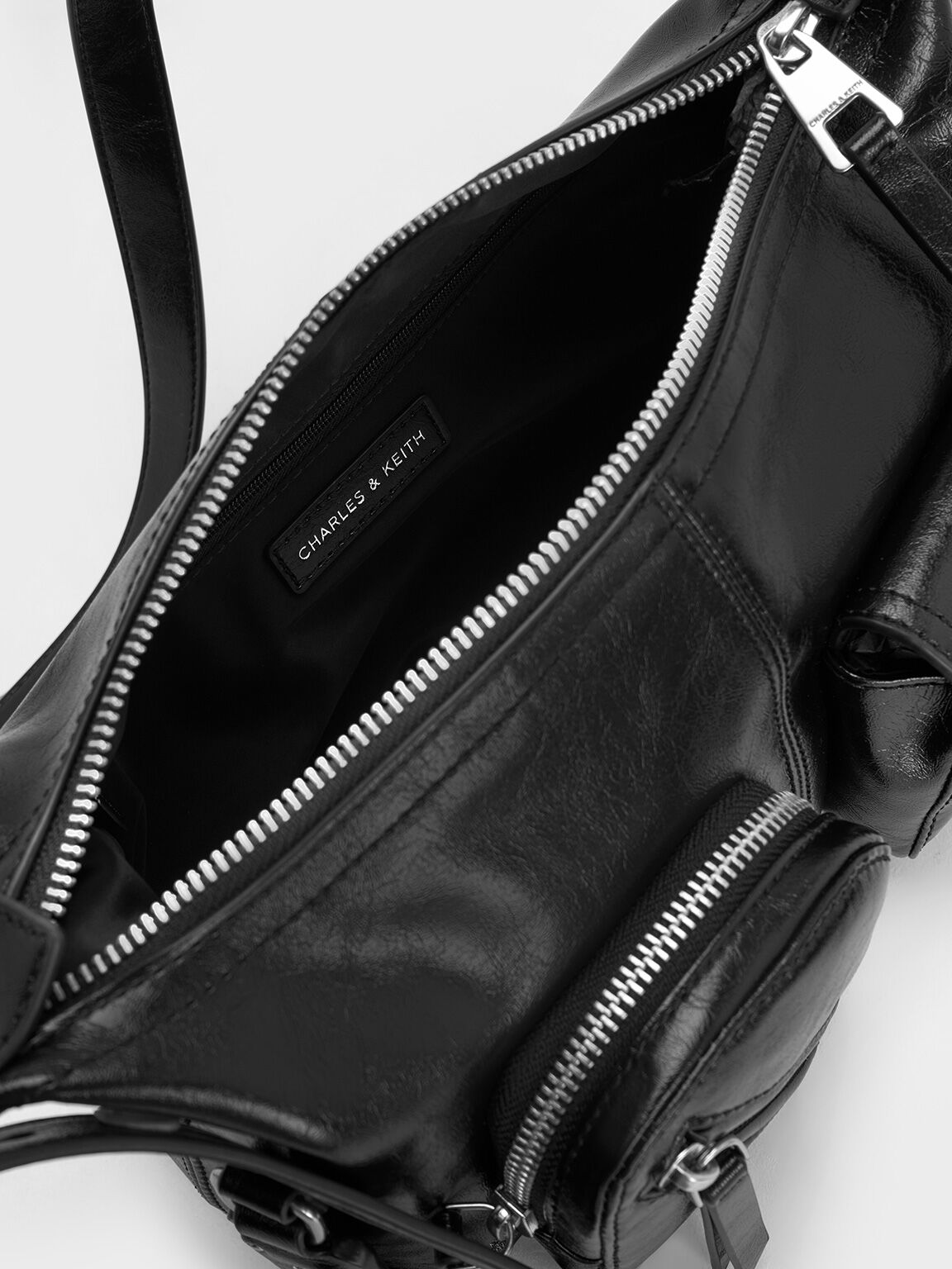 Thora トーラー マルチポケットクロスボディバッグ, ノワール, hi-res