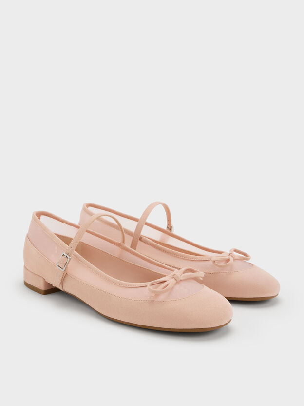 Mulligan マリガン フォースエードメッシュメリージェーン, ブラッシュ, hi-res