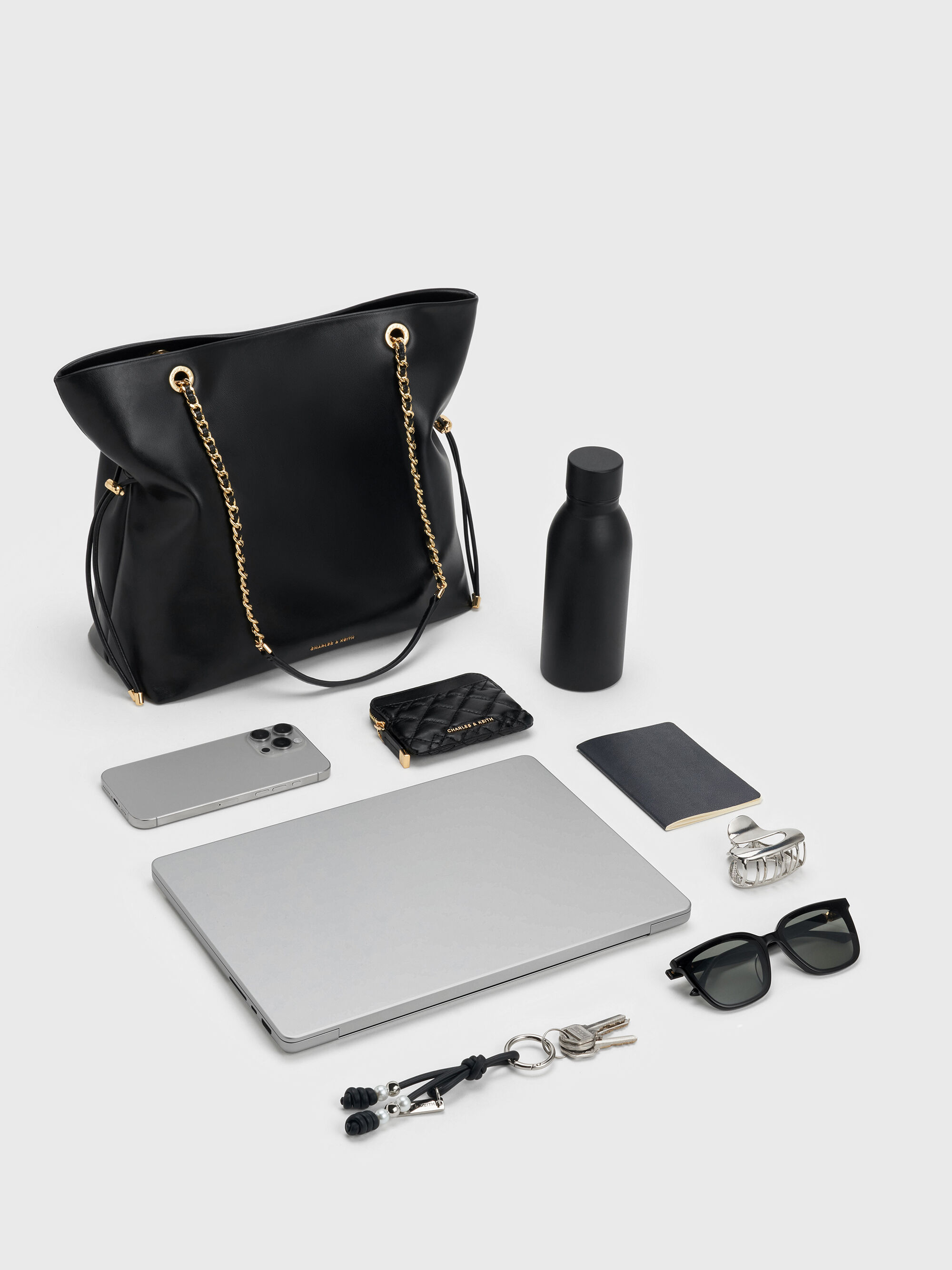 Arya アリア ブレイドストラップダブルハンドルトートバッグ