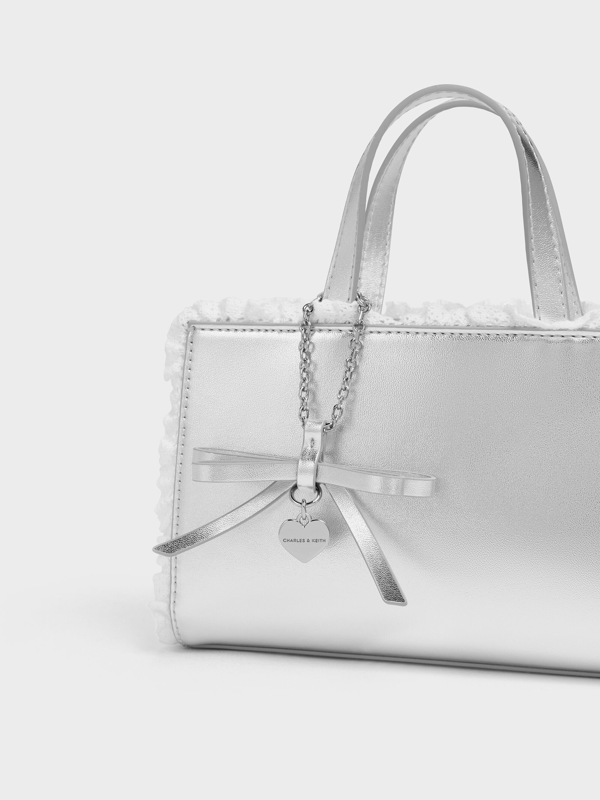 クロスボディバッグ(レディース) - シルバー | CHARLES & KEITH