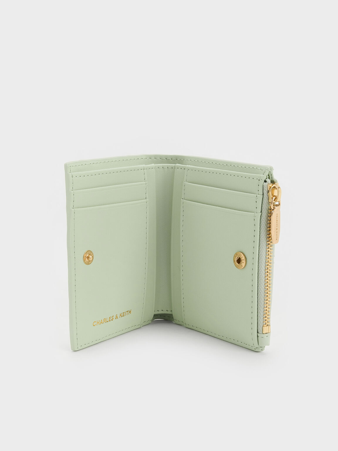 Duo ドゥオ キルトスモールウォレット, ミントグリーン, hi-res