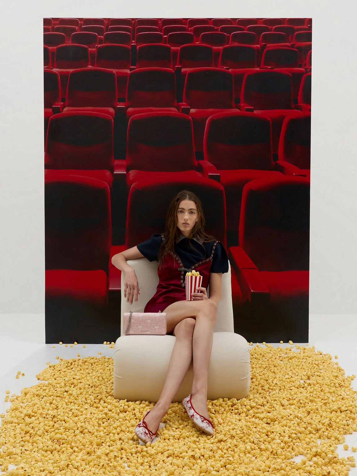 Paffuto パフート ボウウォレットオンチェーン, ライトピンク, hi-res