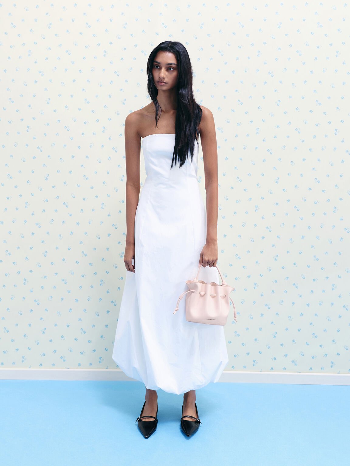 Sammie サミー ドローストリング バケットバッグ, ソフトピンク, hi-res