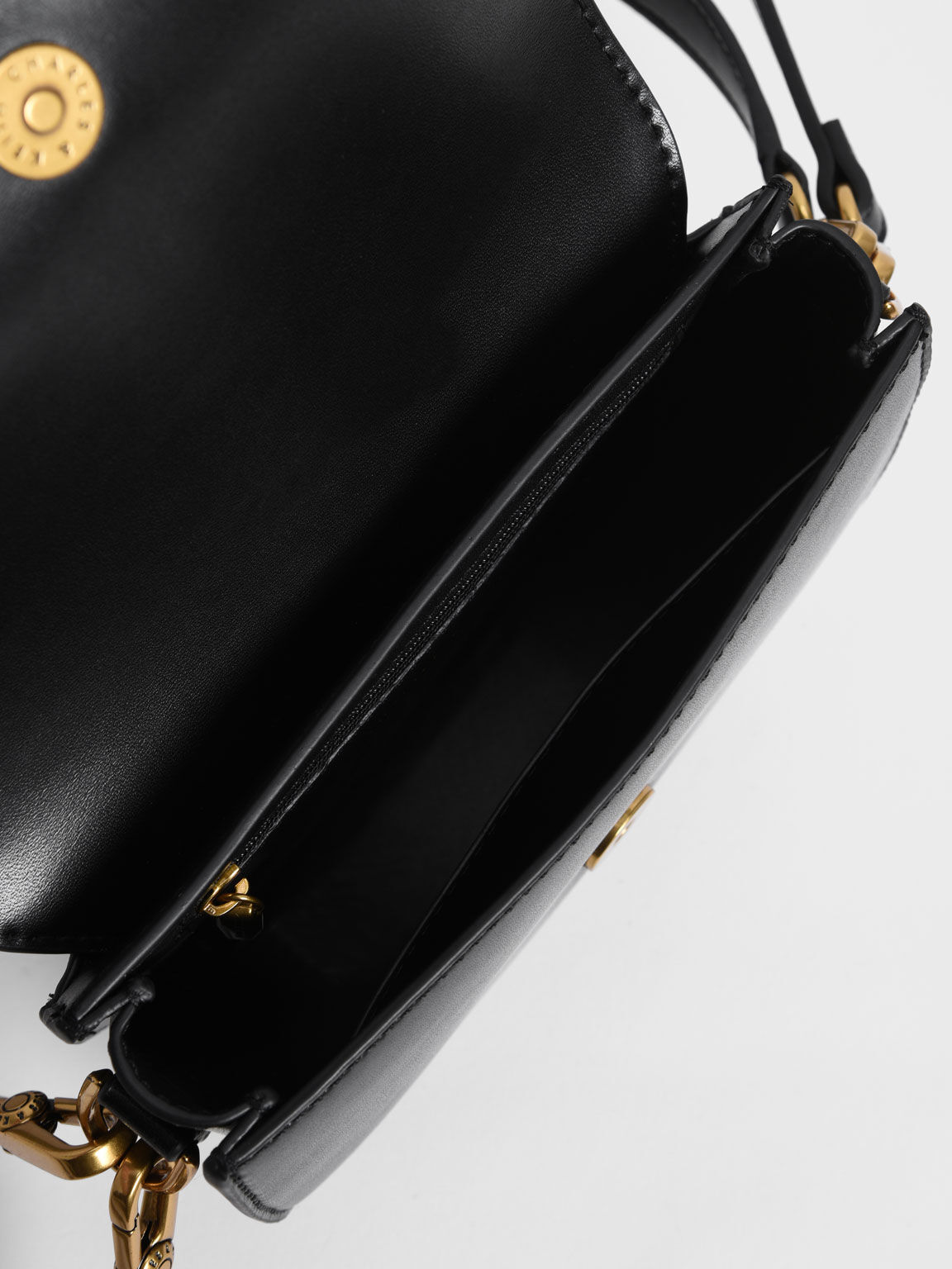 ミニガビーヌサドルバッグ, ブラック, hi-res