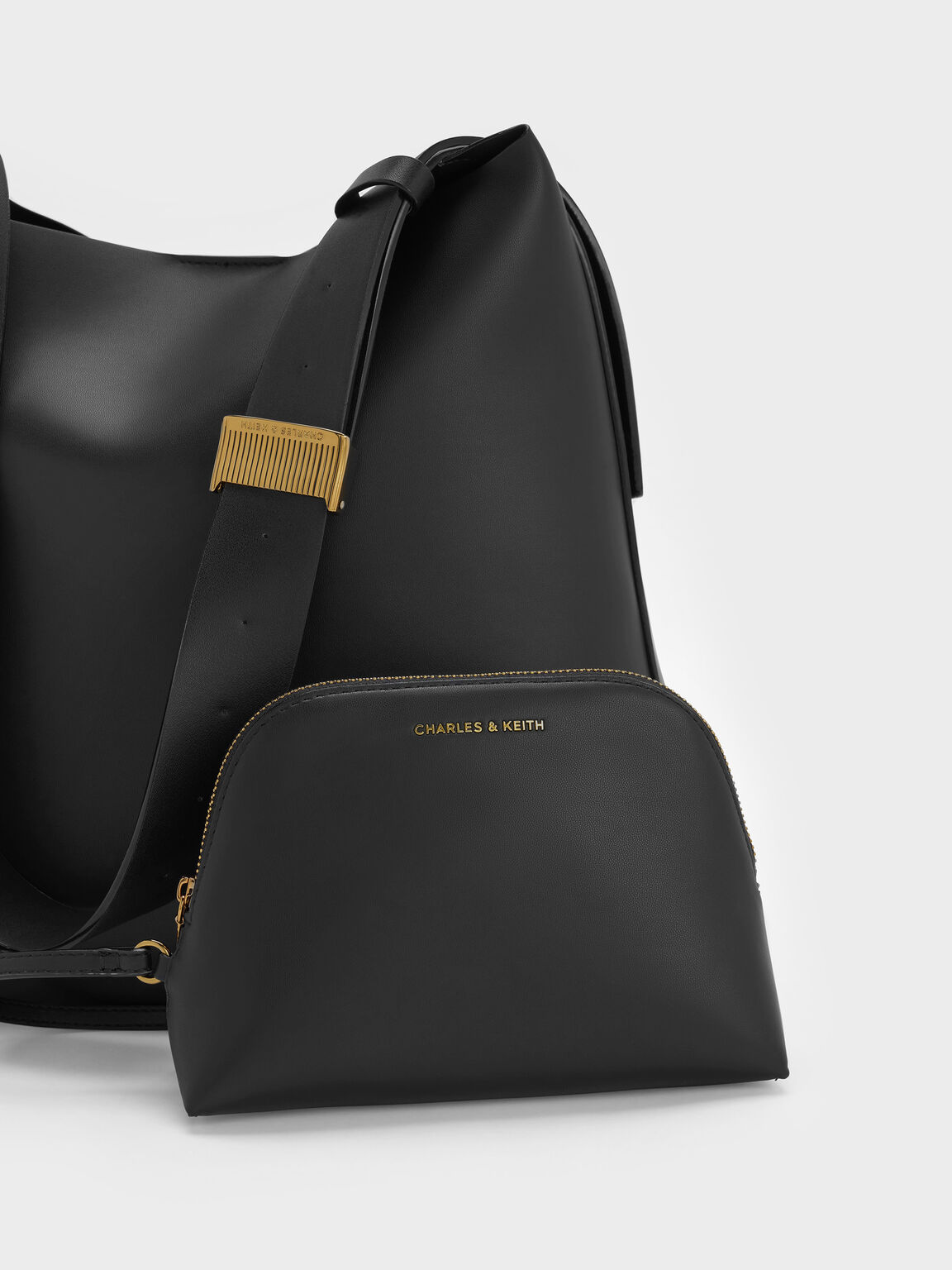 Edna エドナ トートバッグ, ブラック, hi-res