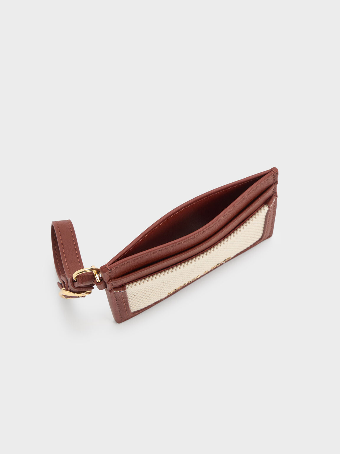 Scottie スコッティー キャンバスカードホルダー, ブリック, hi-res